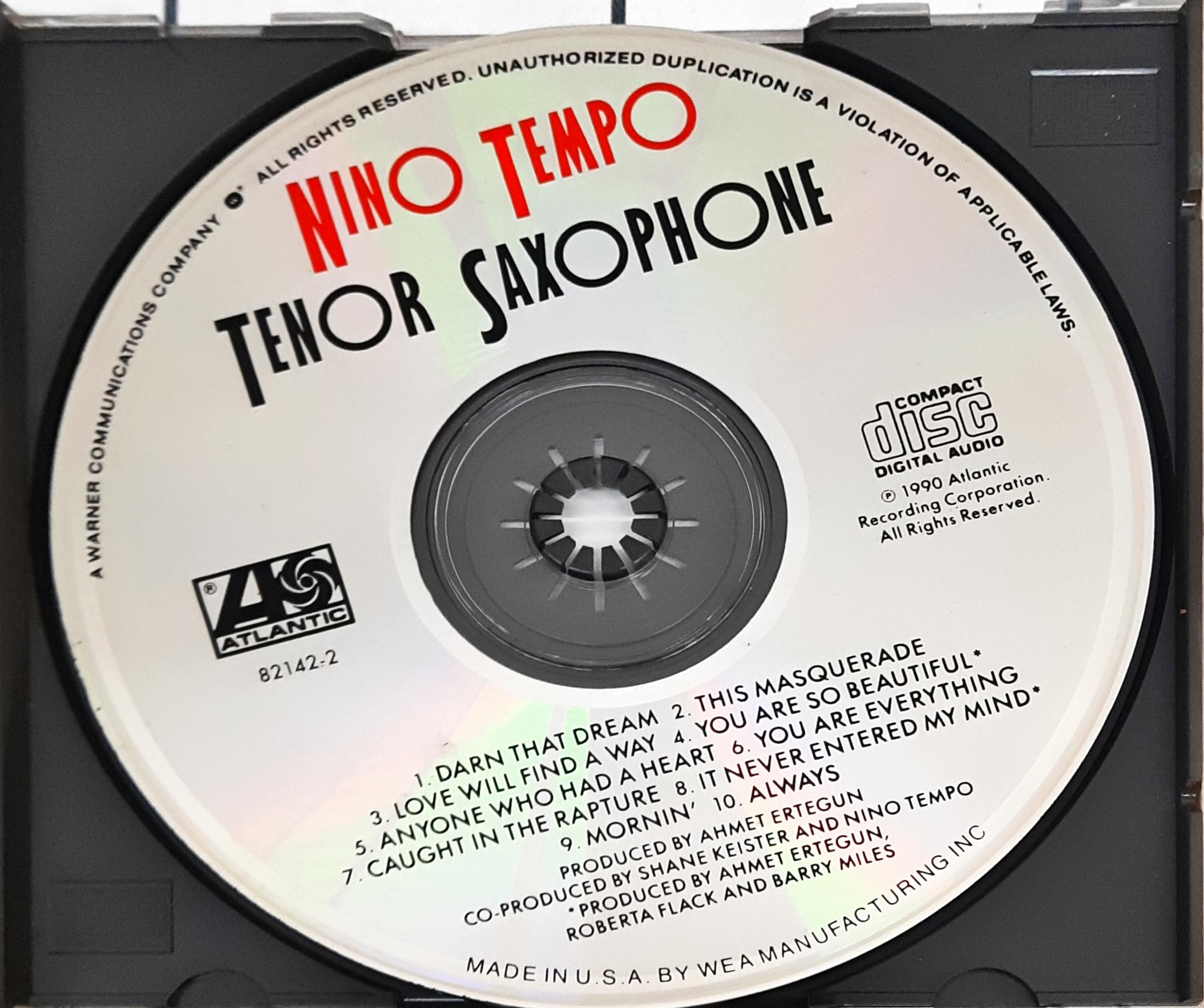 Nino Tempo - Tenor Saxophone (CD)