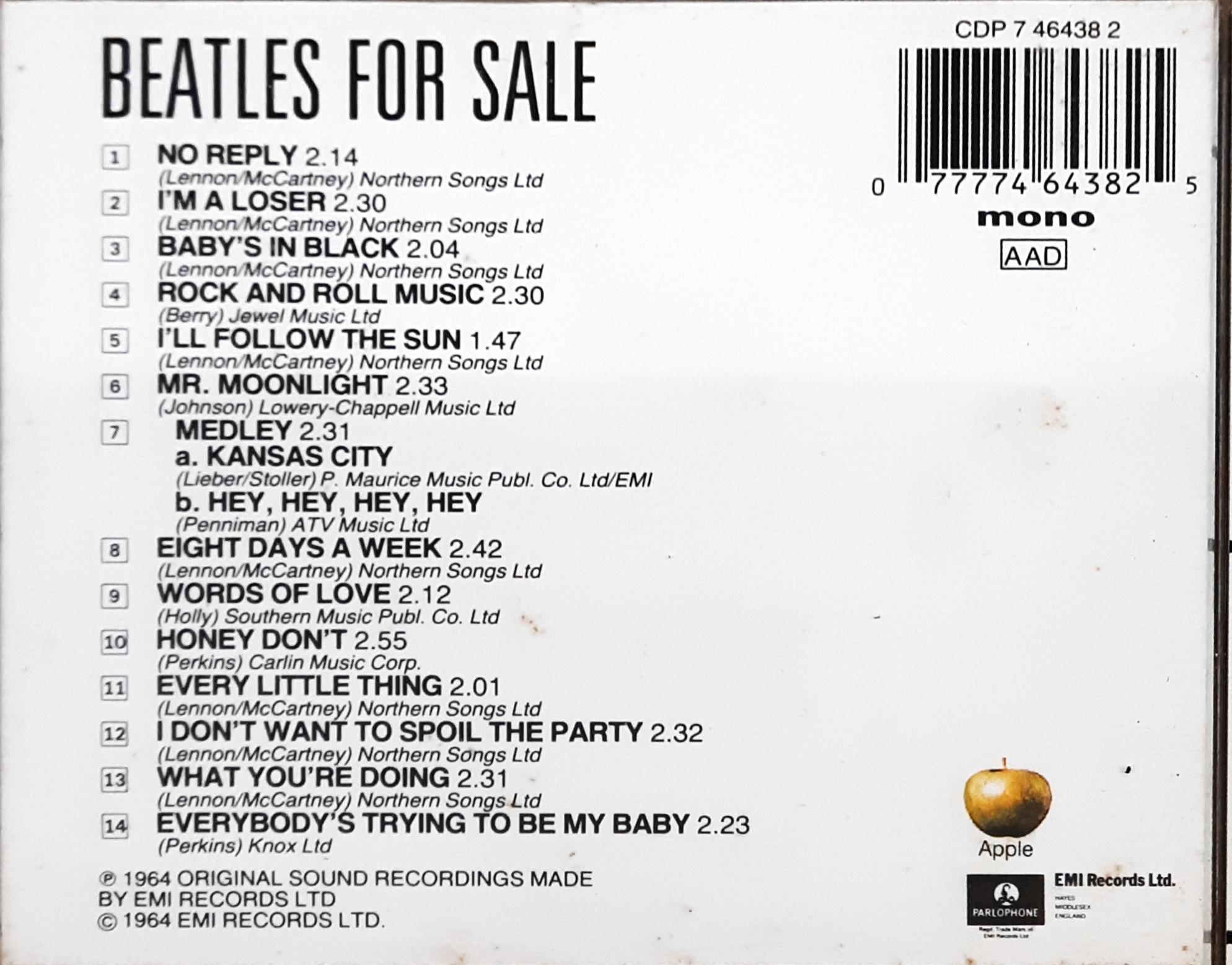 The Beatles - Beatles For Sale (CD)