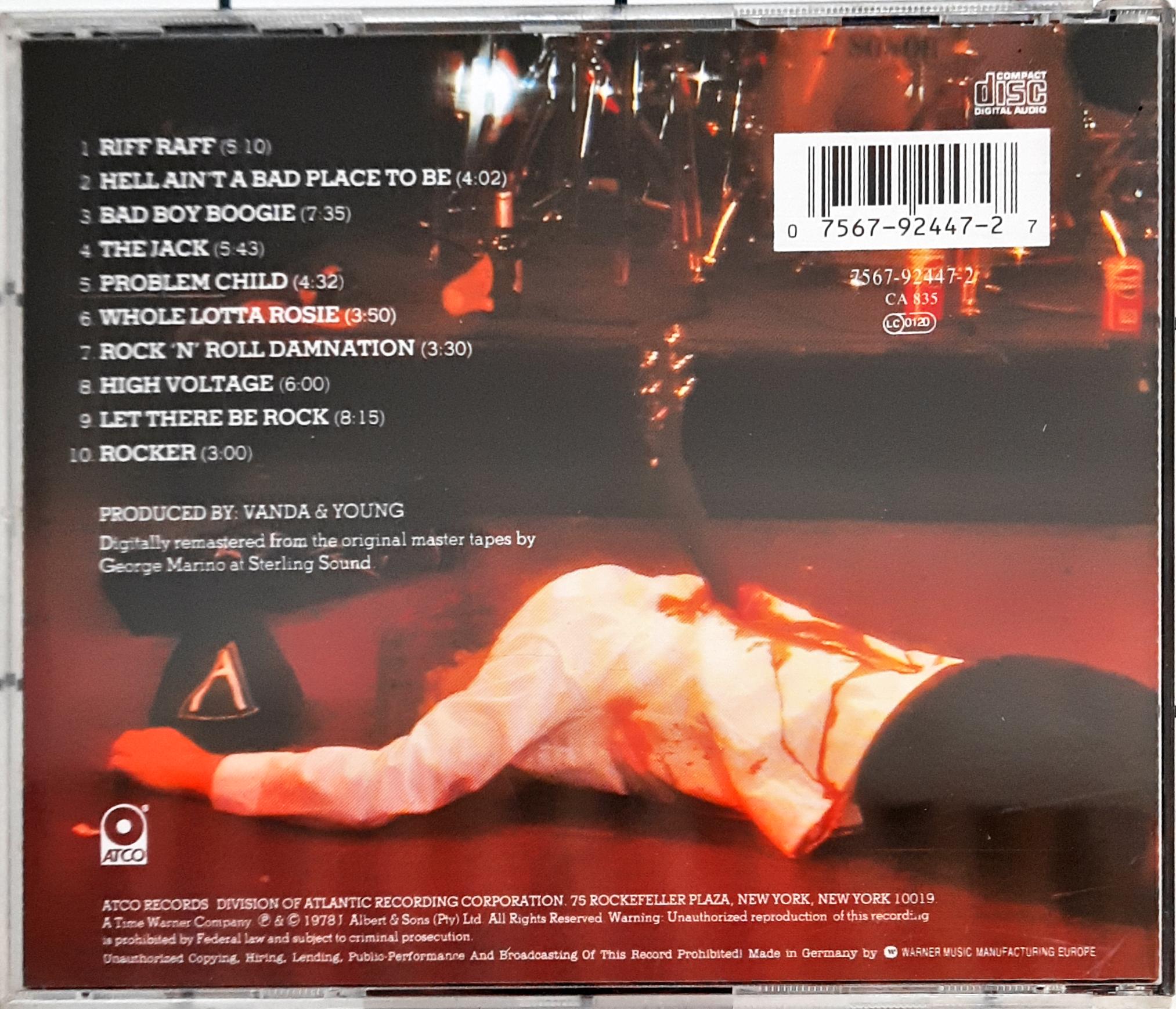 AC/DC -  If You Want Blood You've Got It (CD)