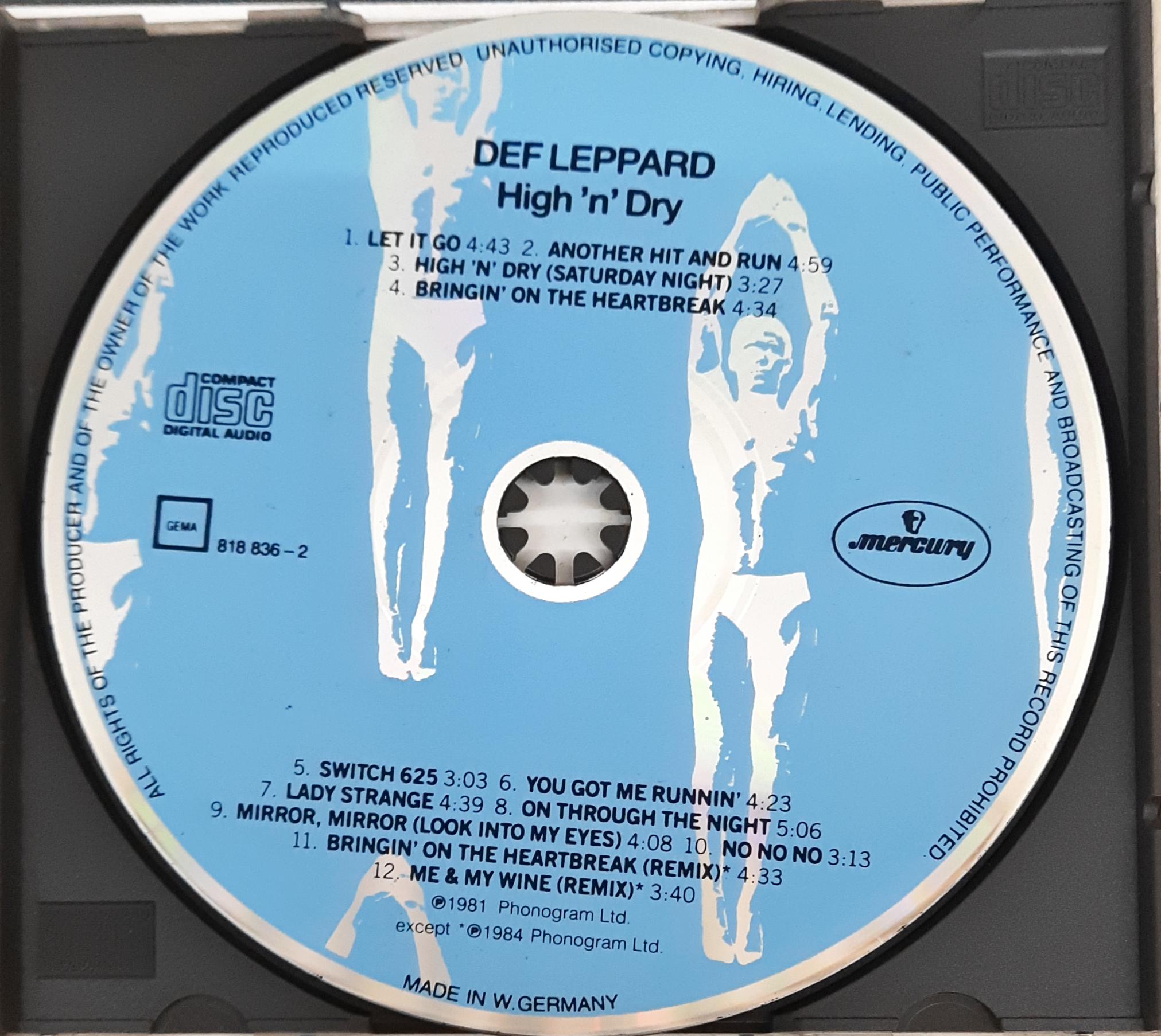 Def Leppard - High 'n' Dry (CD)