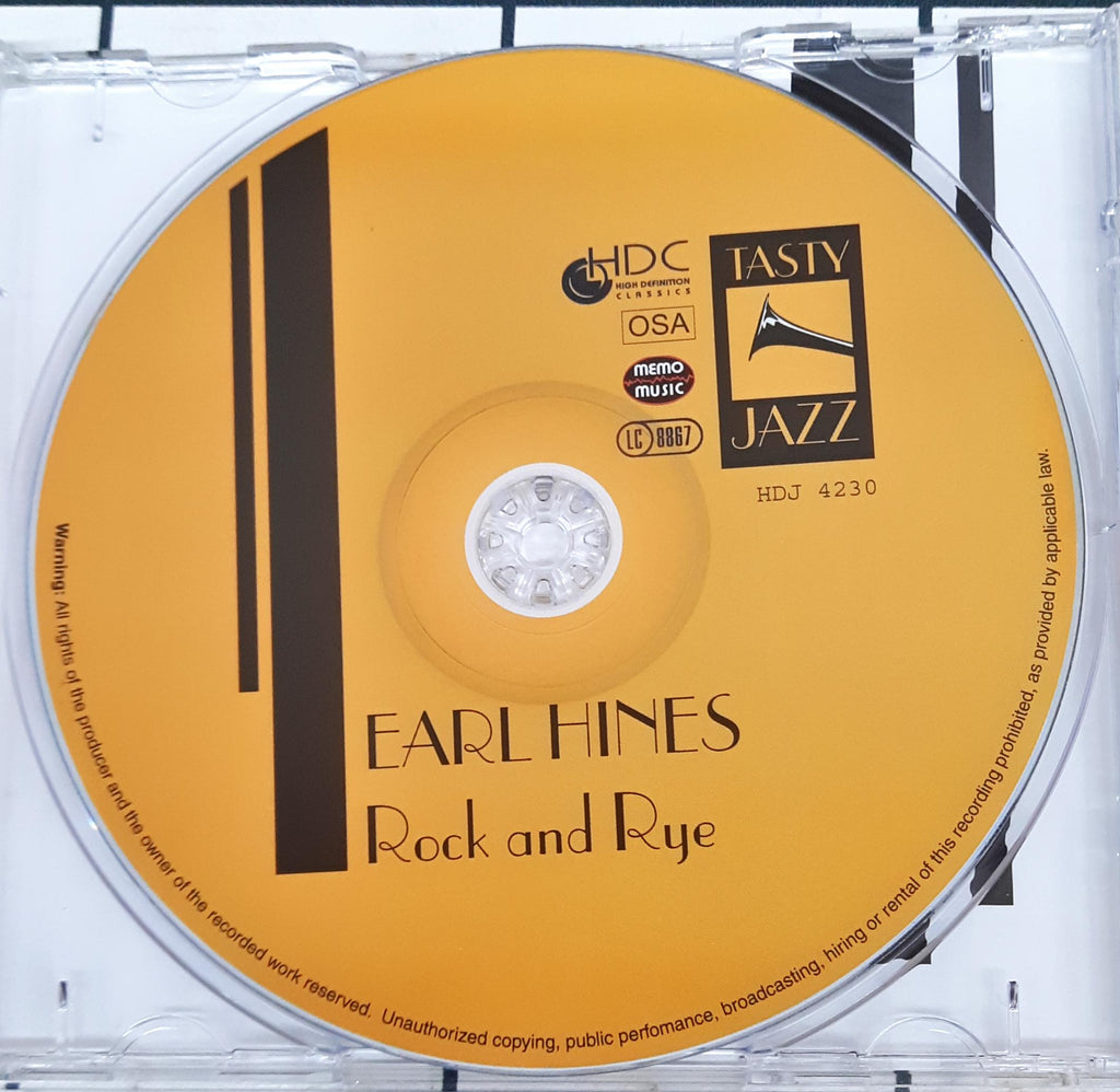 Earl Hines - Rock And Rye (CD)