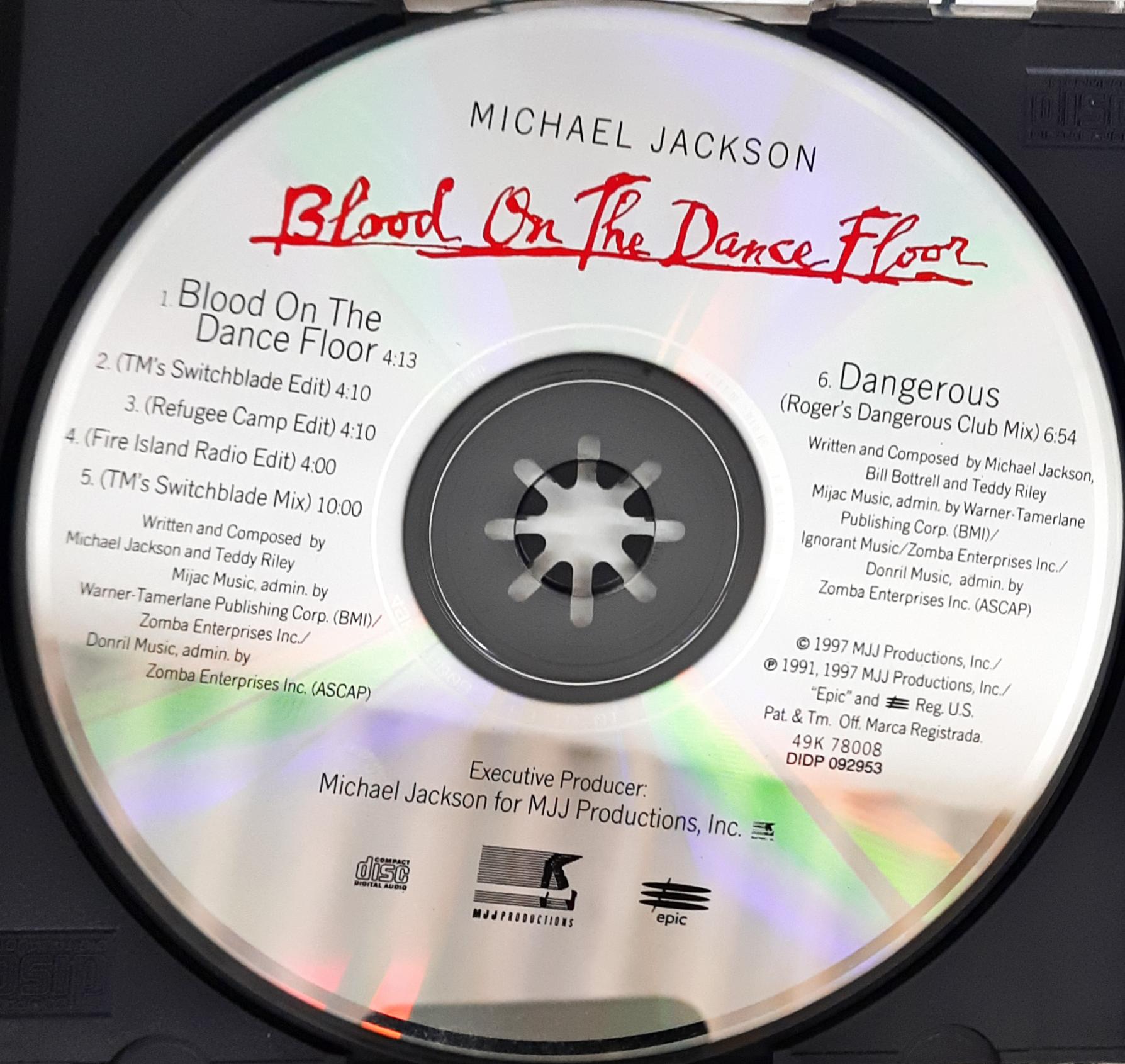 Michael Jackson  - Blood On The Dance Floor (CD)