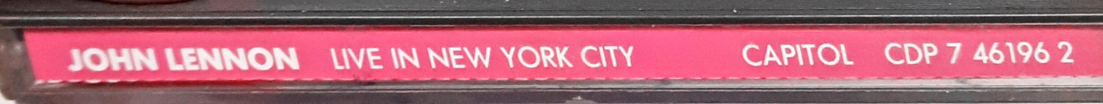 John Lennon - Live In New York City (CD)