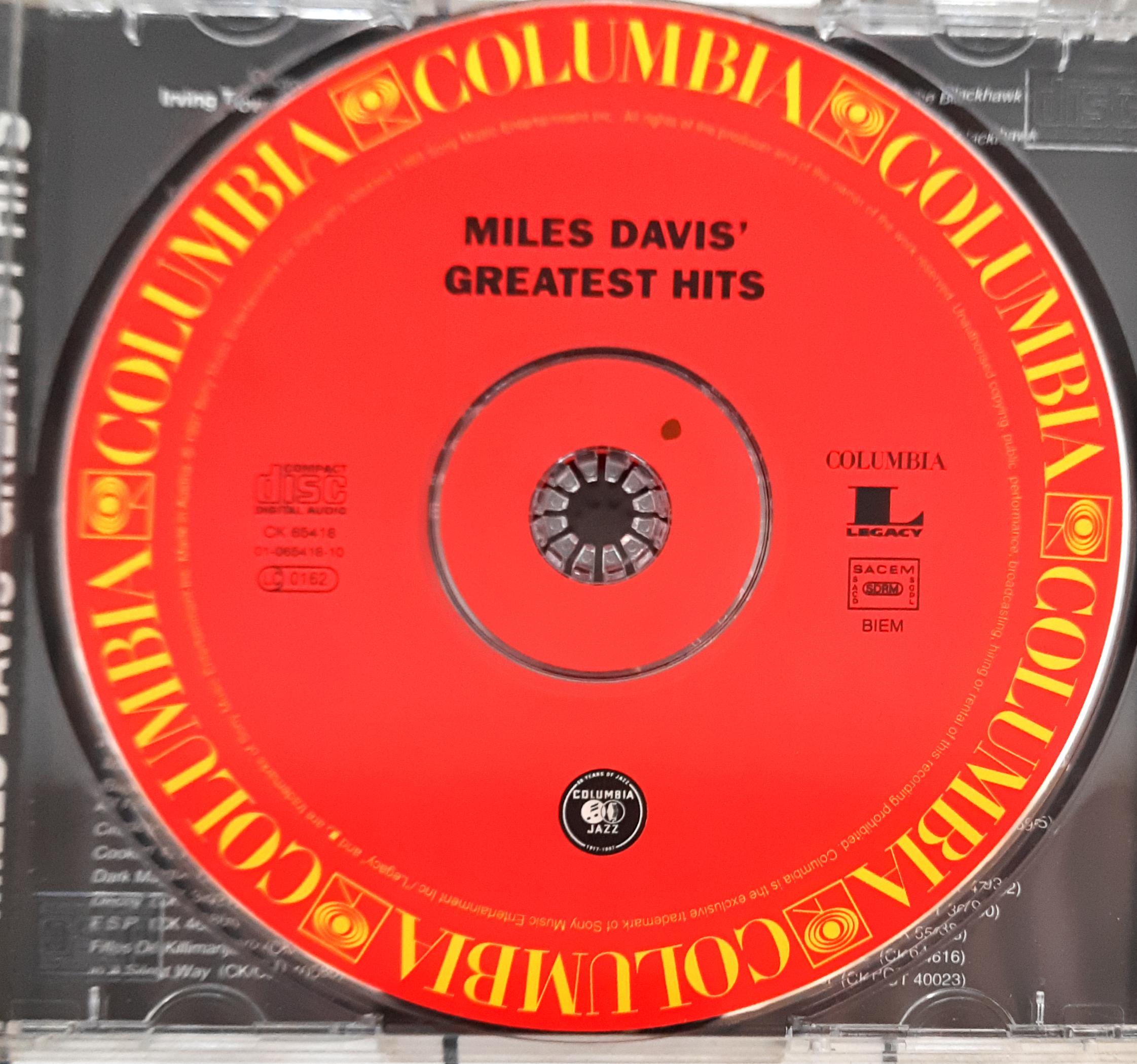 Miles Davis -  Miles Davis' Greatest Hits (CD)