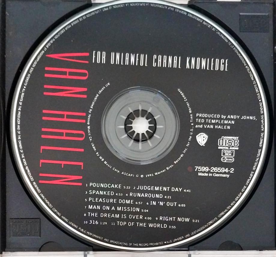 Van Halen - For Unlawful Carnal Knowledge (CD)