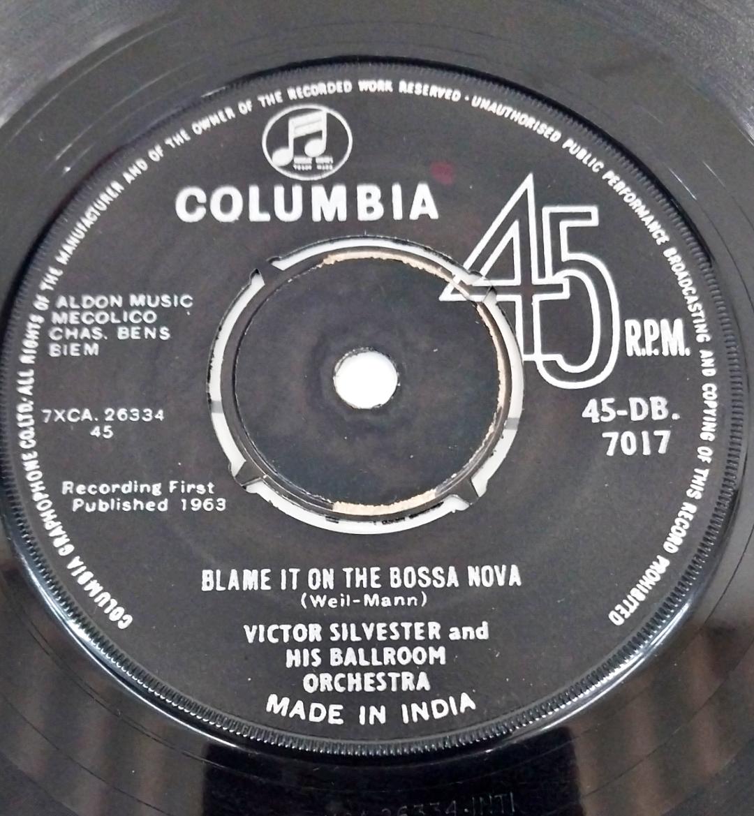 Victor Silvester and His Ballroom Orchestra  - Blame It On The Bossa Nova (45-RPM)