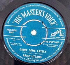 Brian Hyland - Ginny Come Lately (45-RPM)