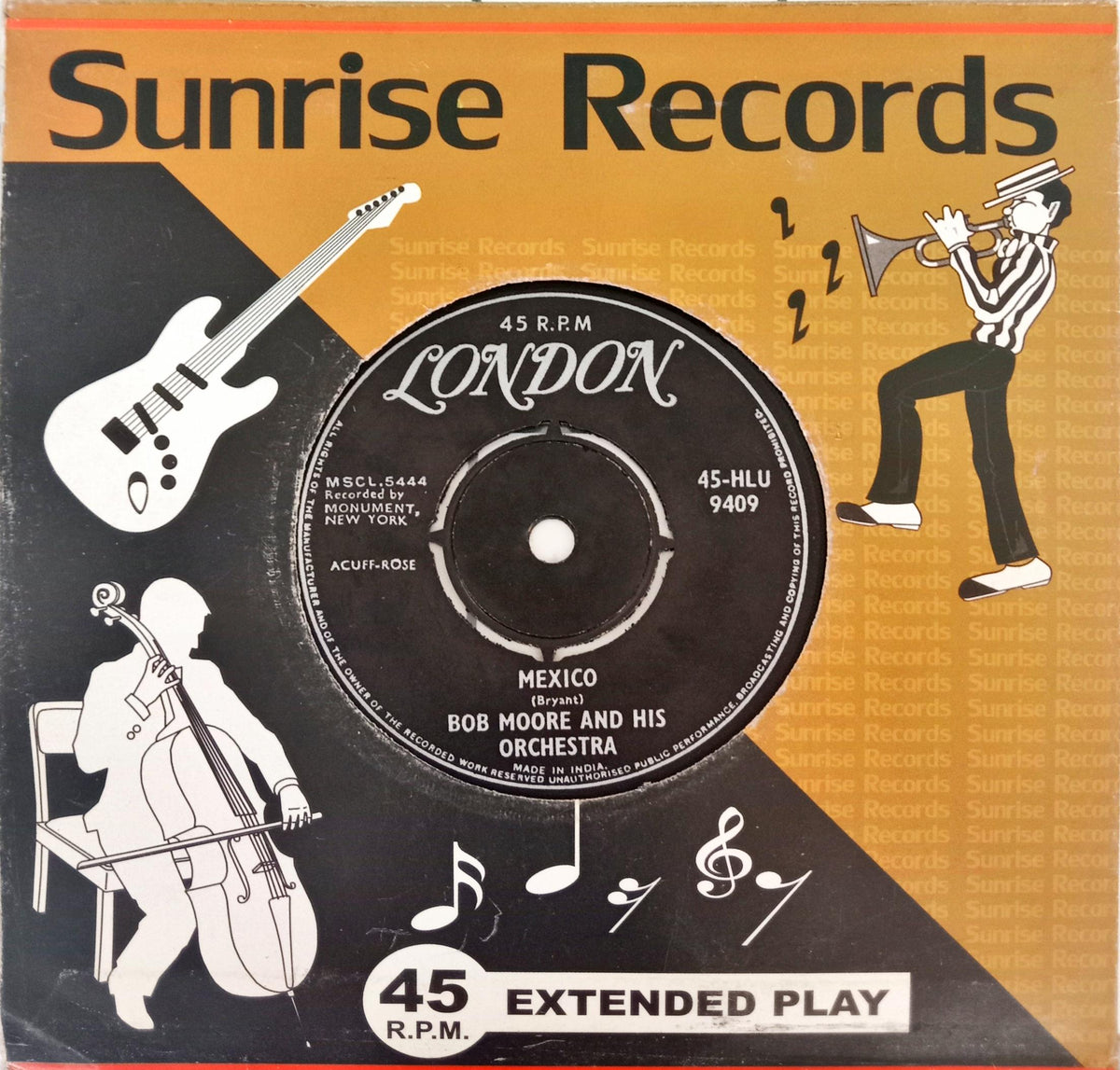 Bob Moore And His Orchestra  - Mexico / Hot Spot (45-RPM)