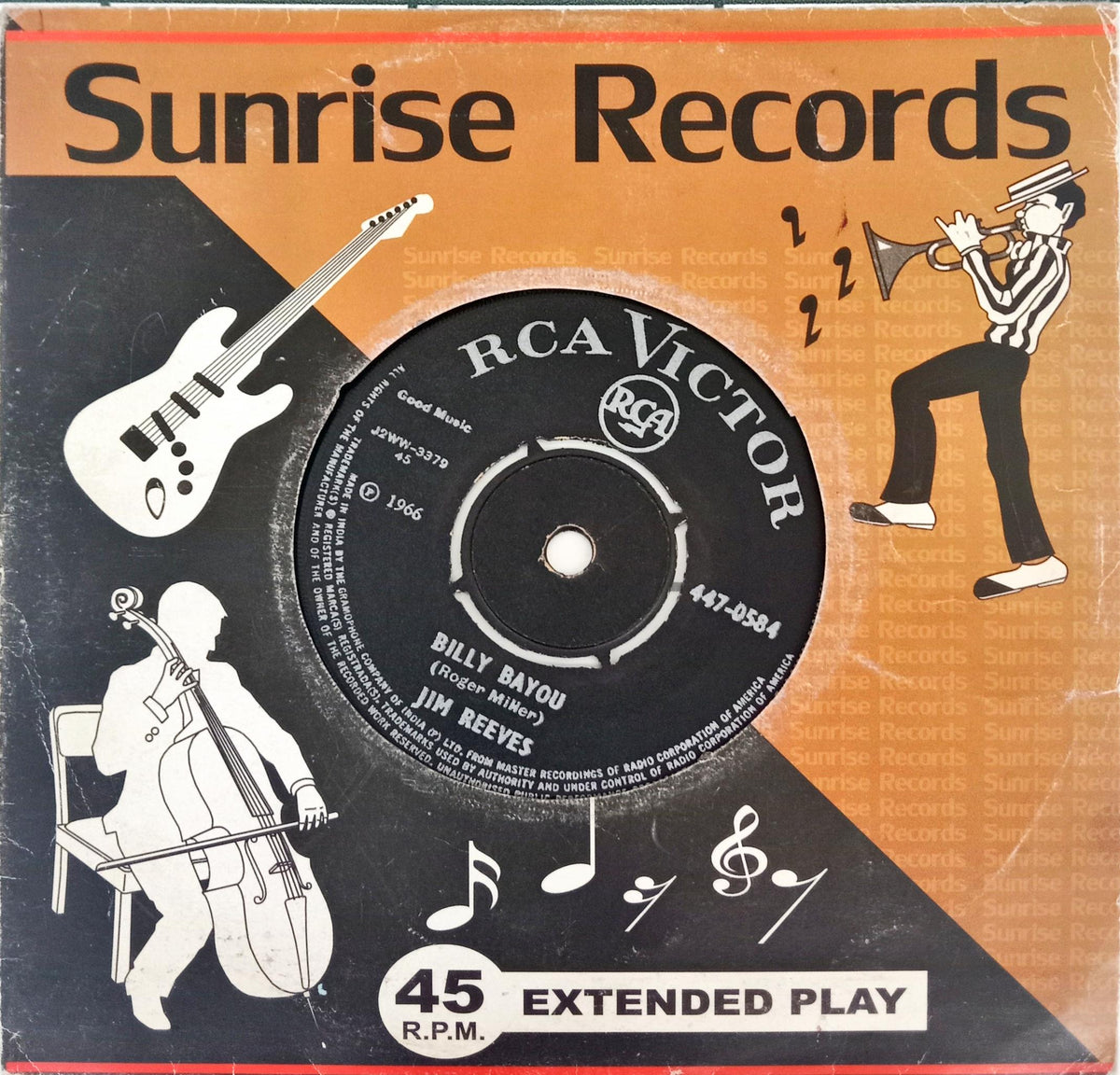 Jim Reeves -  Billy Bayou / Partners (45-RPM)