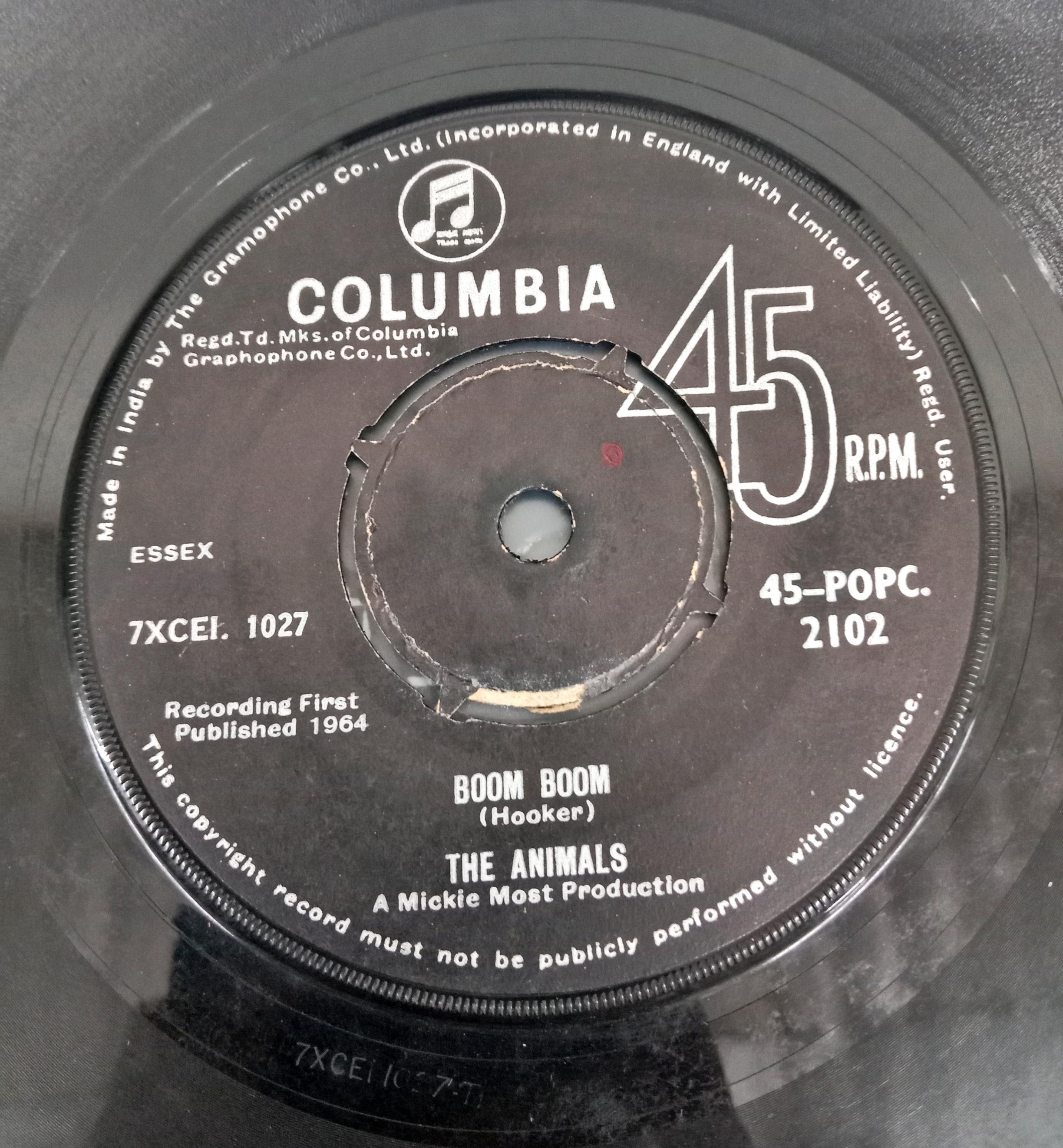 The Animals - Boom Boom (45-RPM)