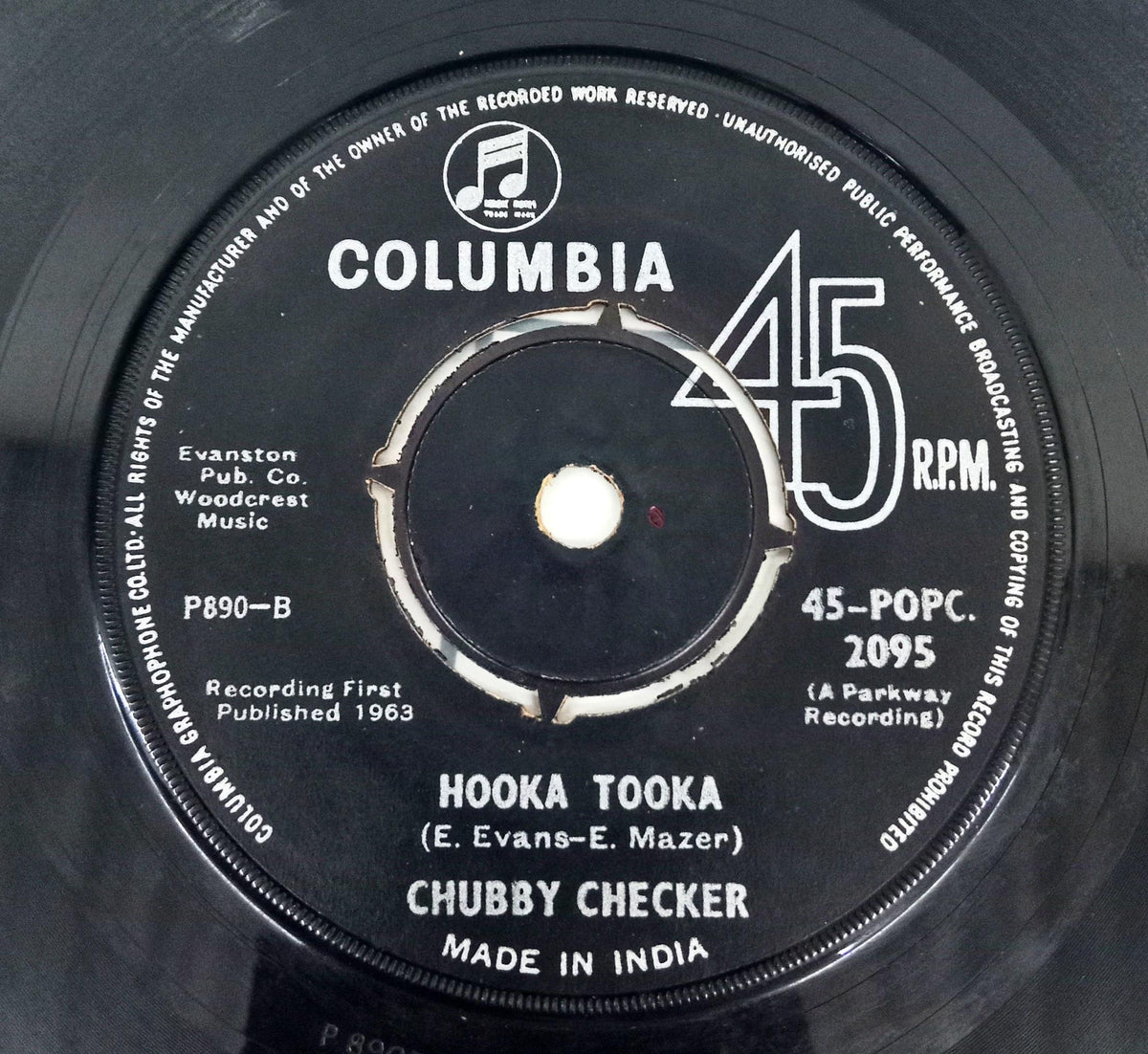 Chubby Checker - Hooka Tooka (45-RPM)