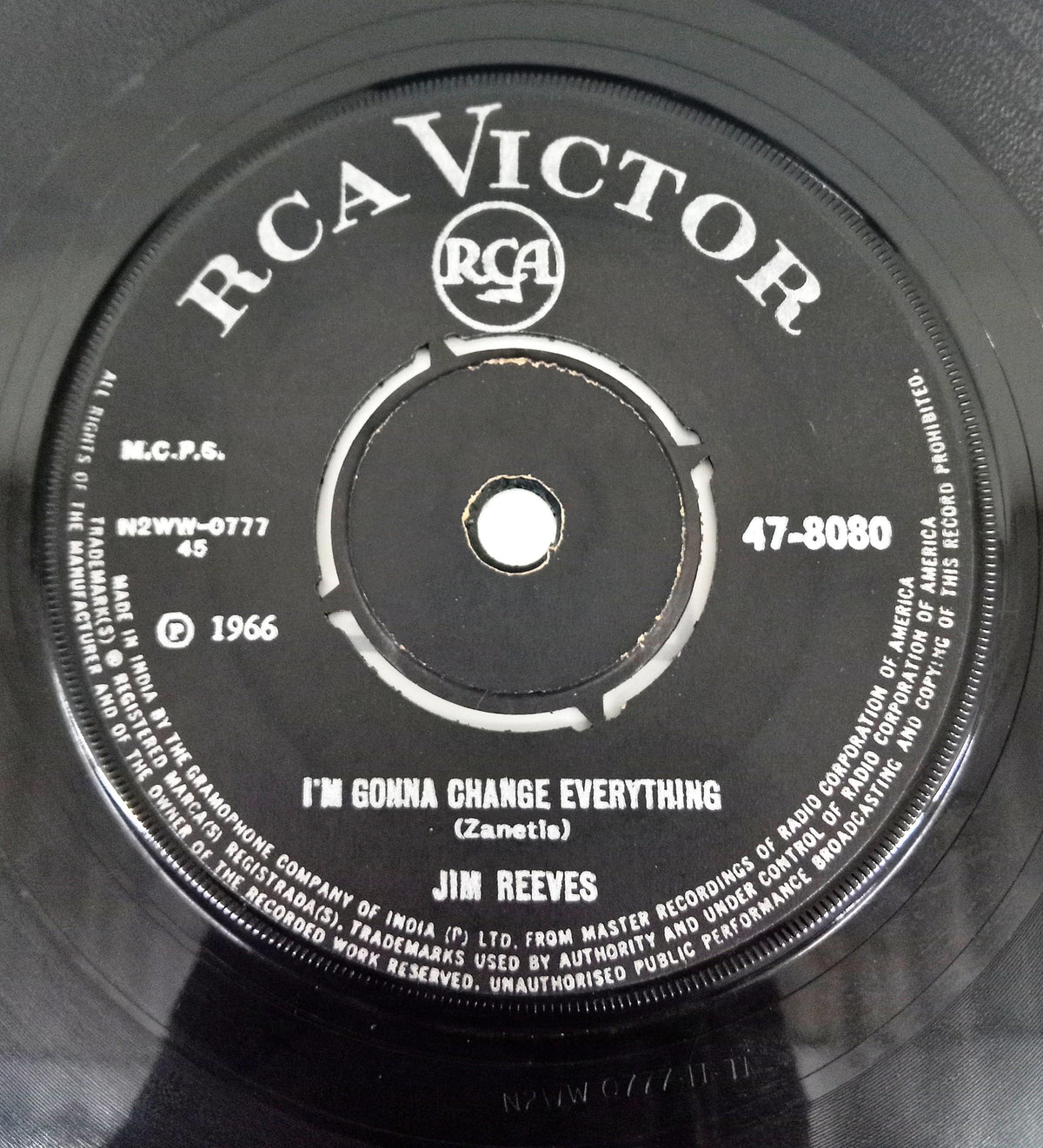 Jim Reeves -  I'm Gonna Change Everything / Pride Goes Before A Fall (45-RPM)