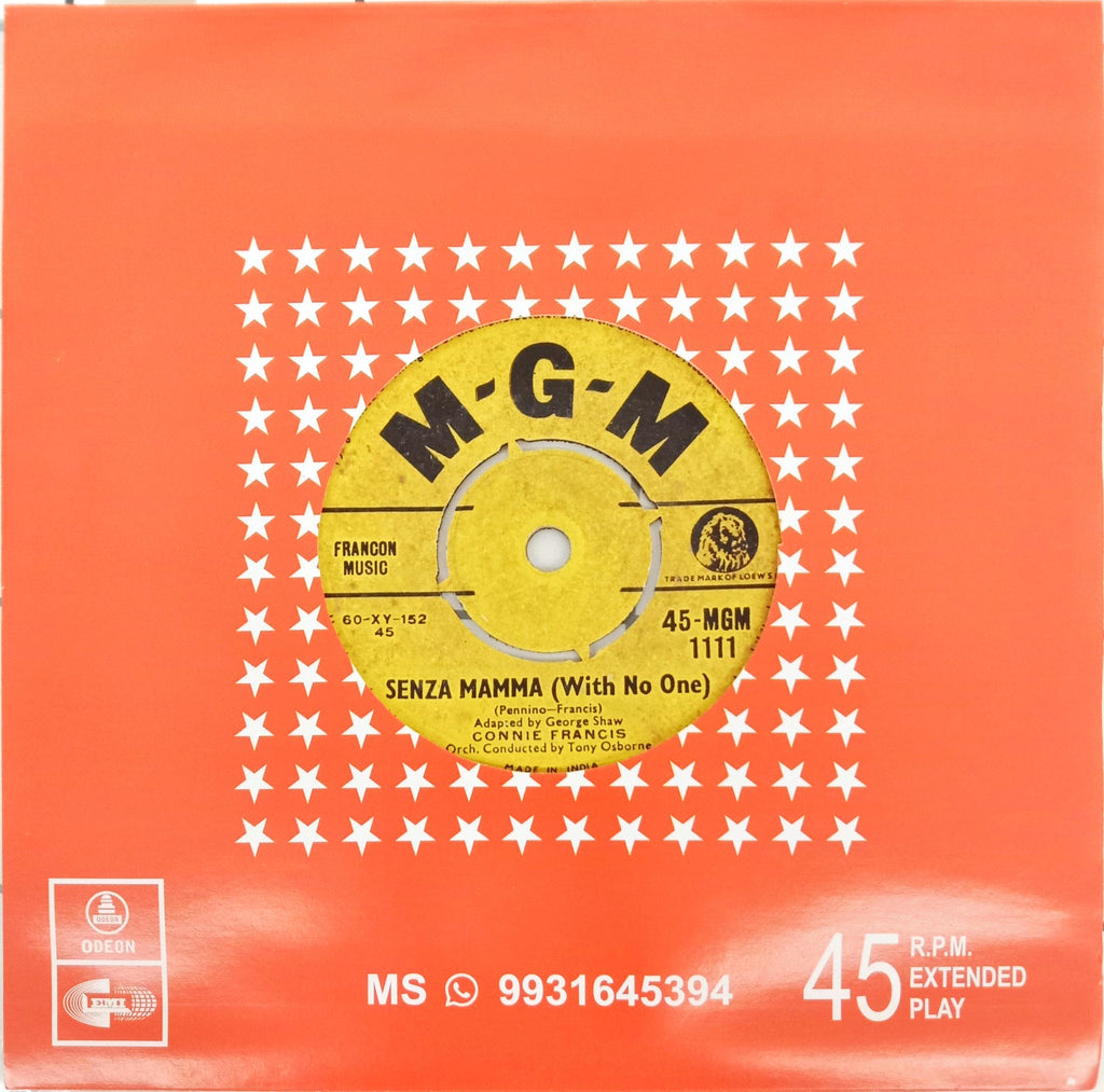 Connie Francis -  Many Tears Ago / Senza Mama (With No One) (45-RPM)