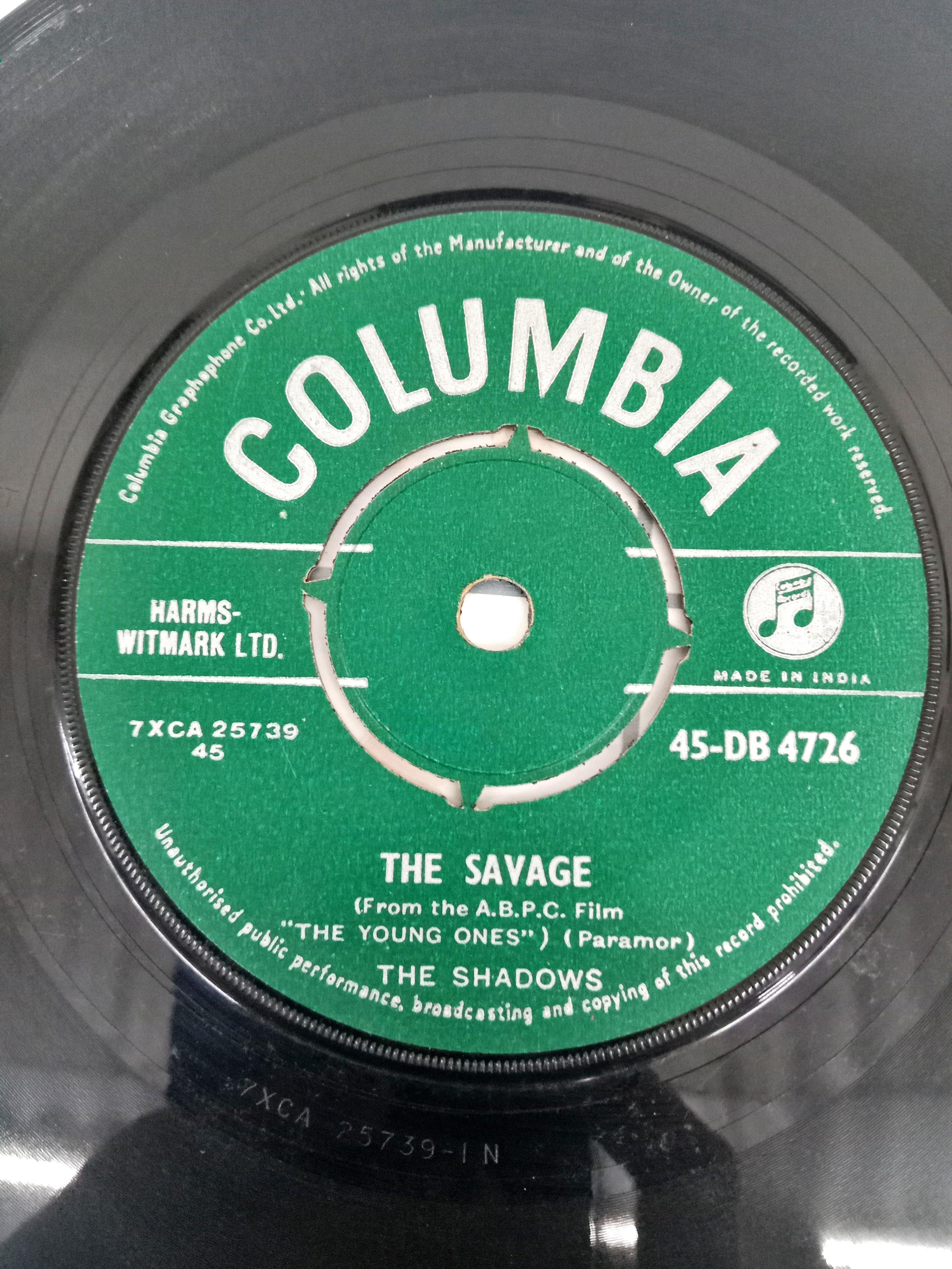 The Shadows  - The Savage (45-RPM)