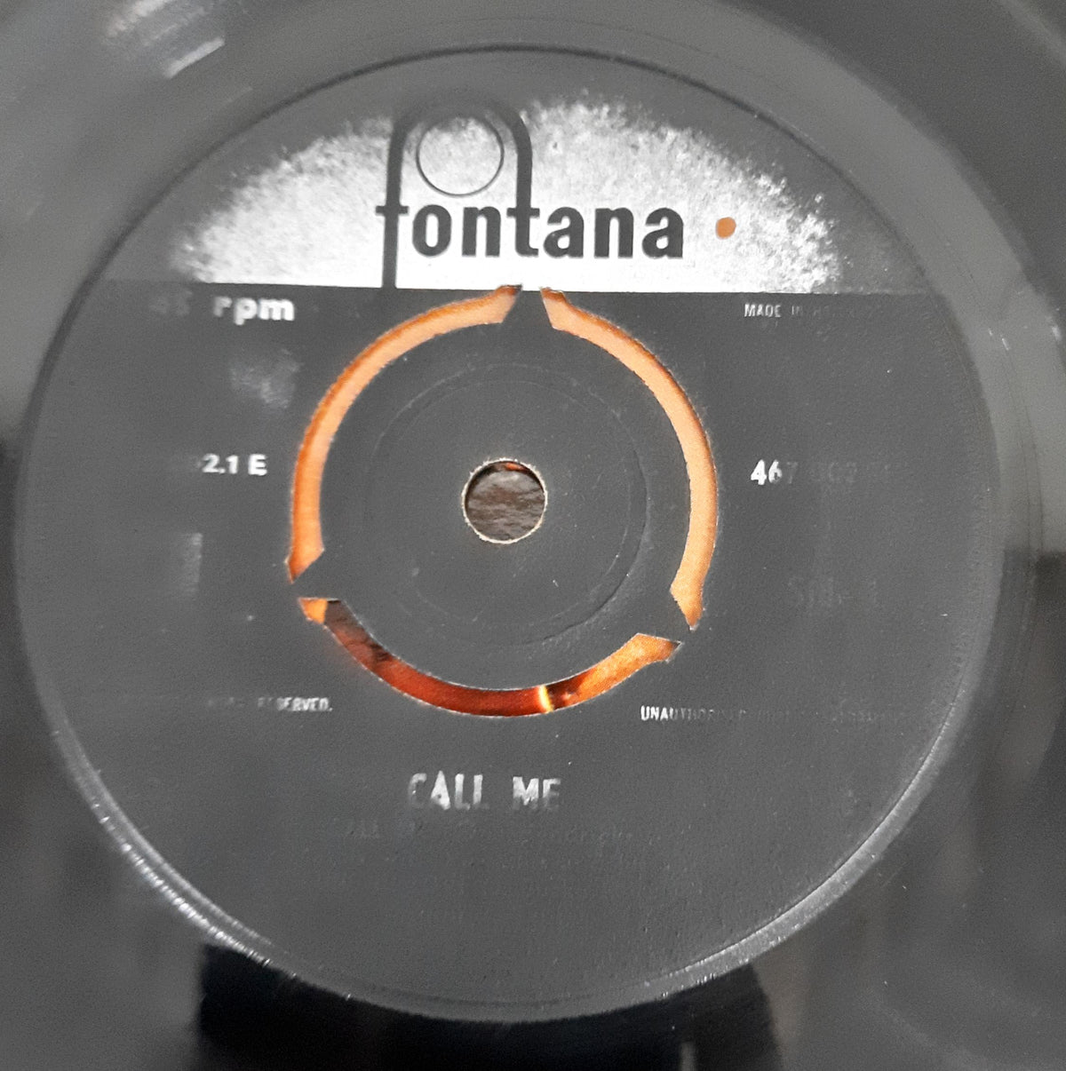 Johnny Mathis With Percy Faith & His Orchestra - Call Me (45-RPM)