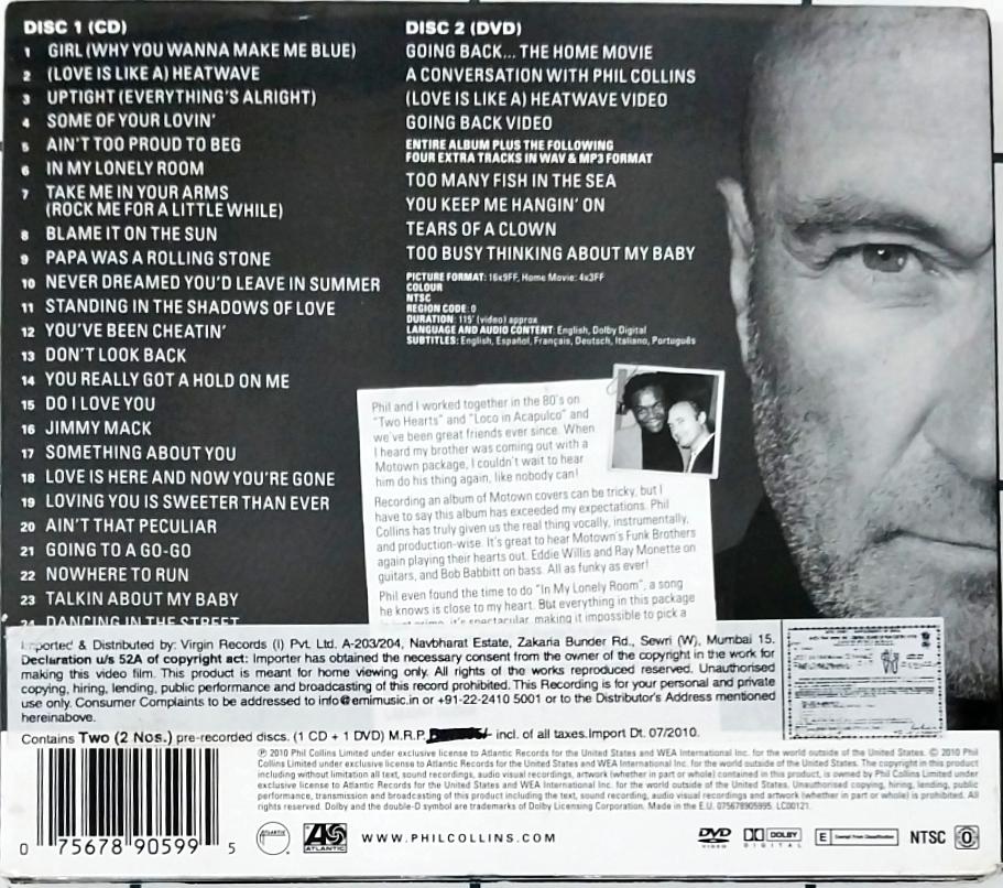 Phil Collins - Going Back (CD) (3)