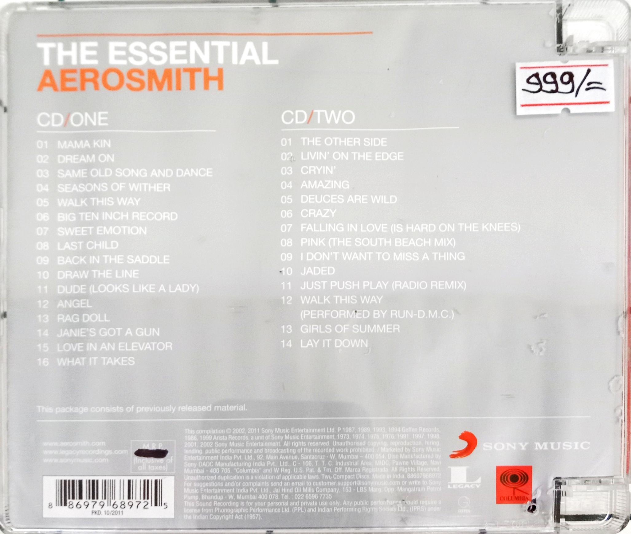 Aerosmith - The Essential Aerosmith (CD)