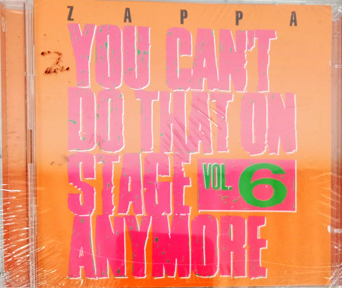 Zappa - You Can't Do That On Stage Anymore Vol. 6 (CD)