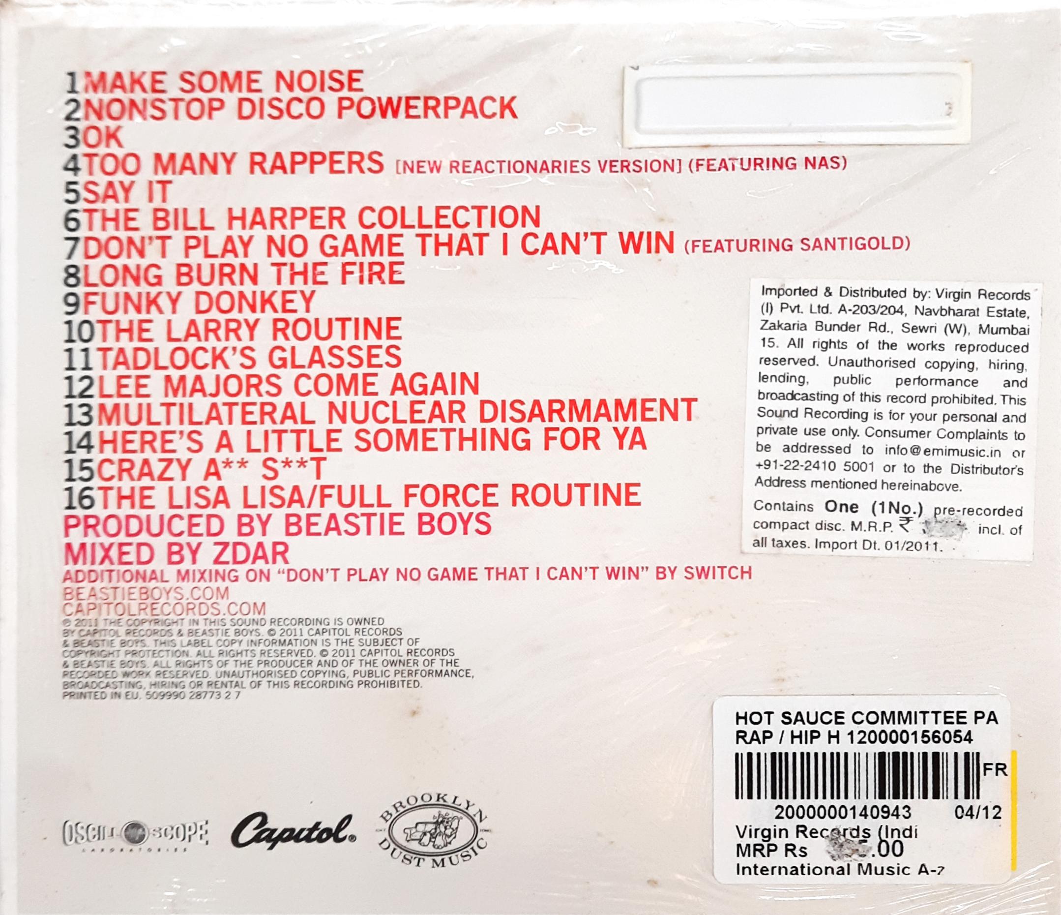 Beastieboys - Hotsaucecommitteeparttwo (CD)