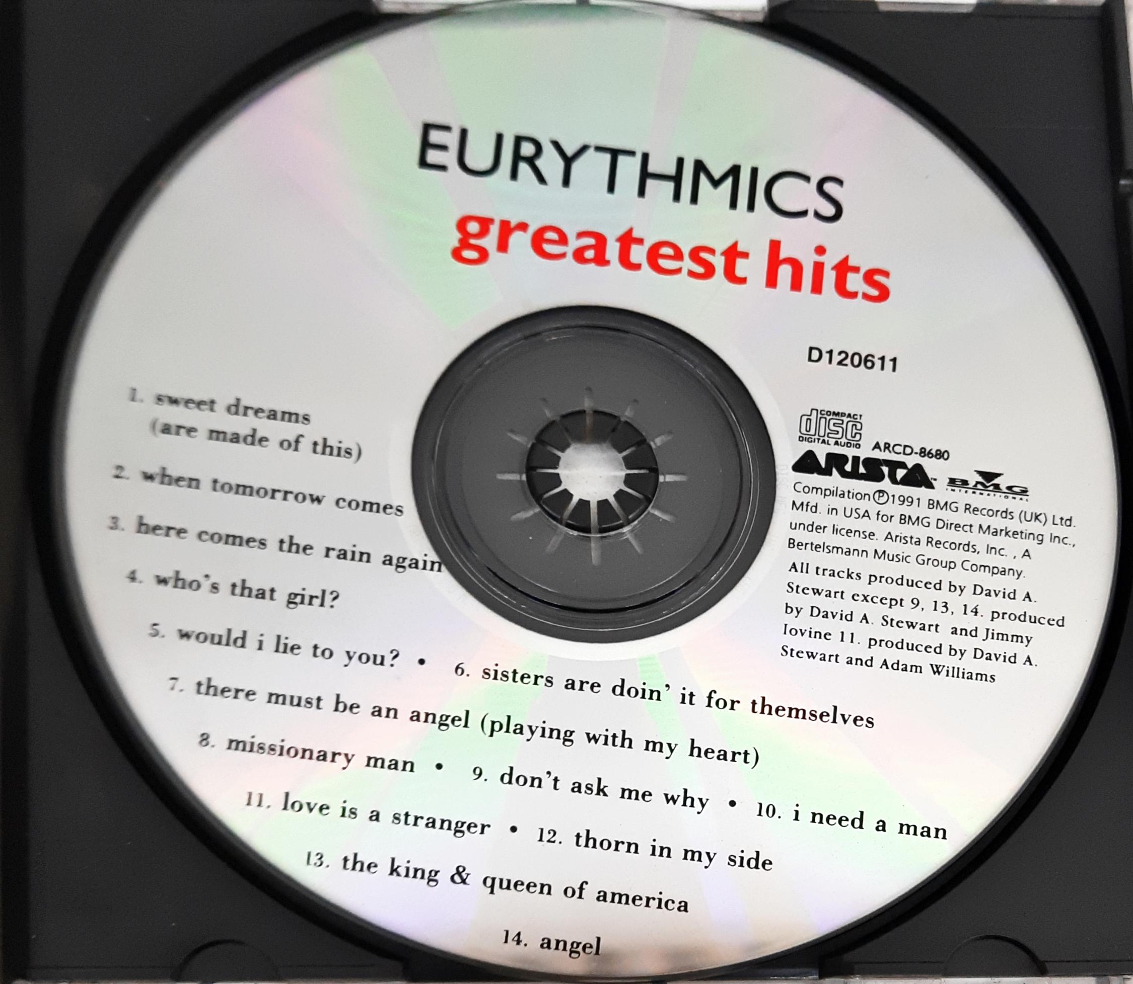 Eurythmics -  Greatest Hits (CD)