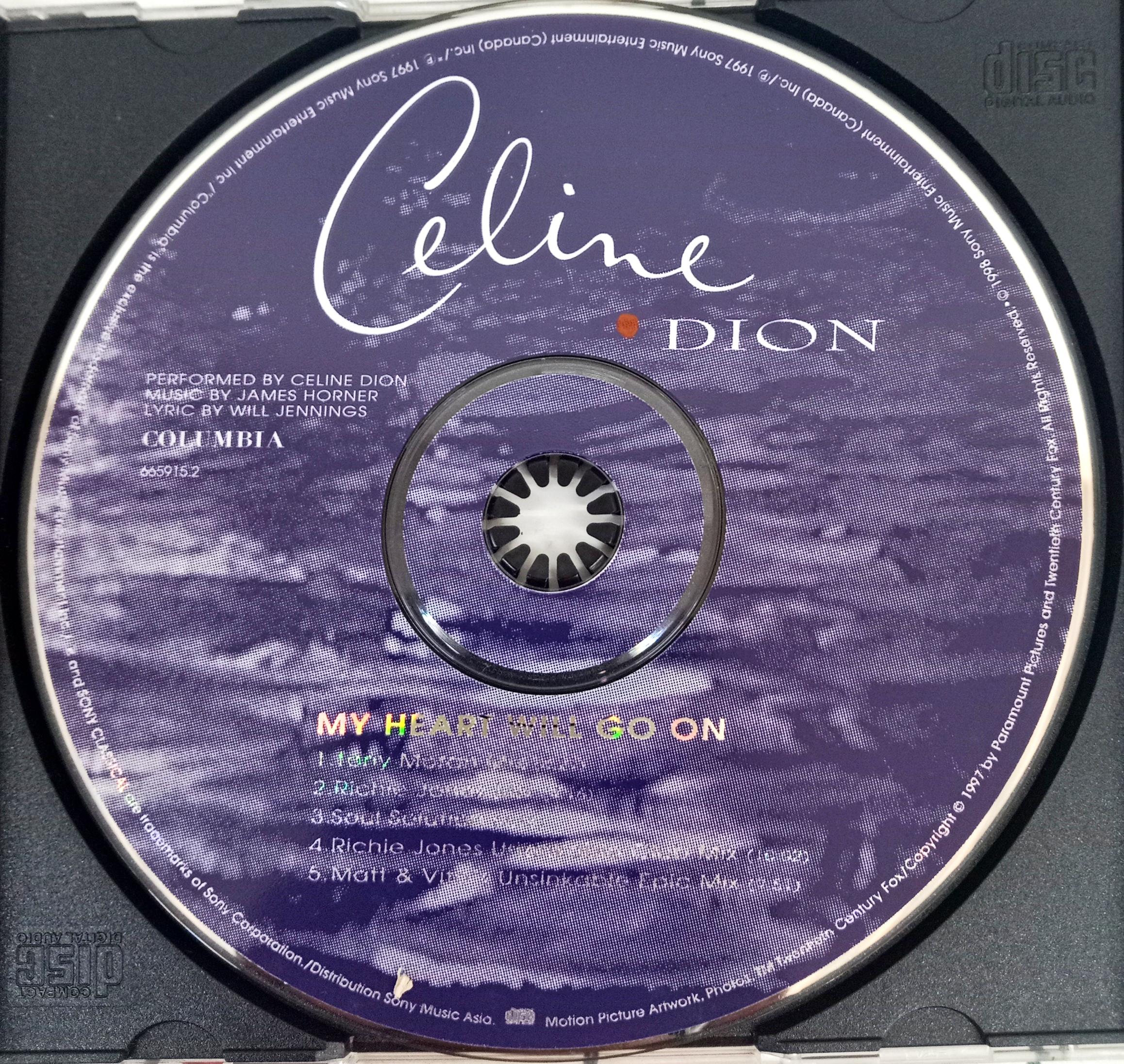 Celine Dion - My Heart Will Go On (Dance Mixes) (CD)