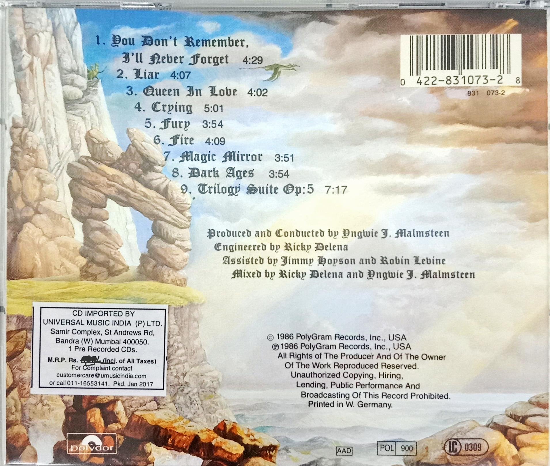 Yngwie J. Malmsteen - Trilogy (CD)