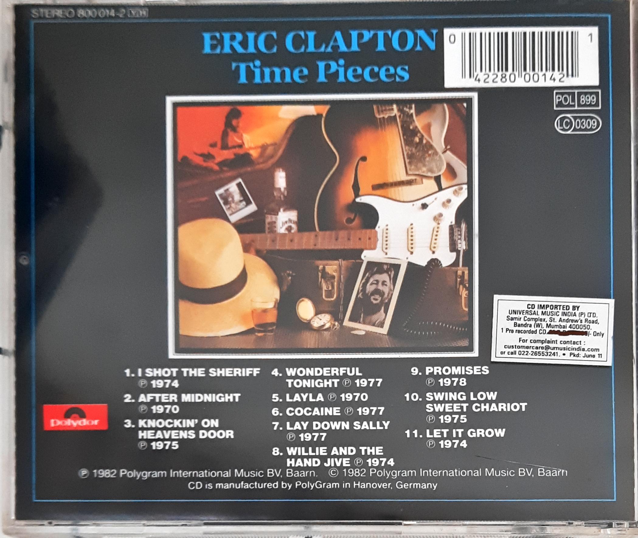 Eric Clapton - Time Pieces (CD)