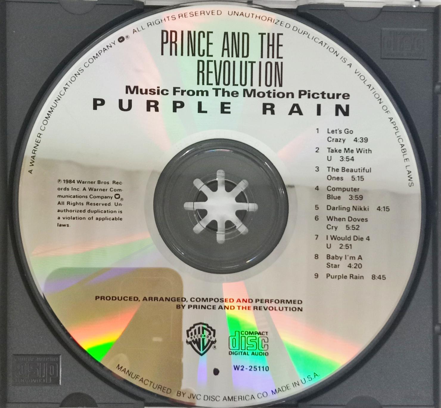 Purple Rain - Prince And The Revlution (CD)