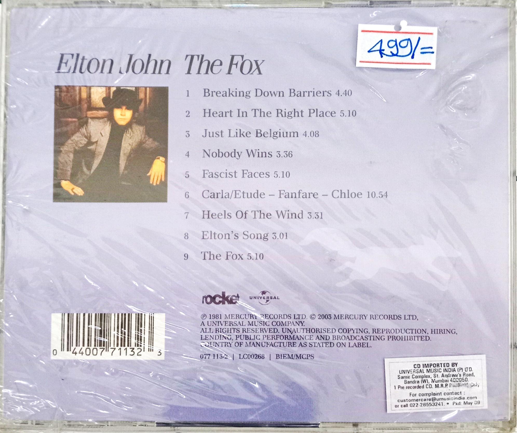 Elton John -  The Fox (CD)