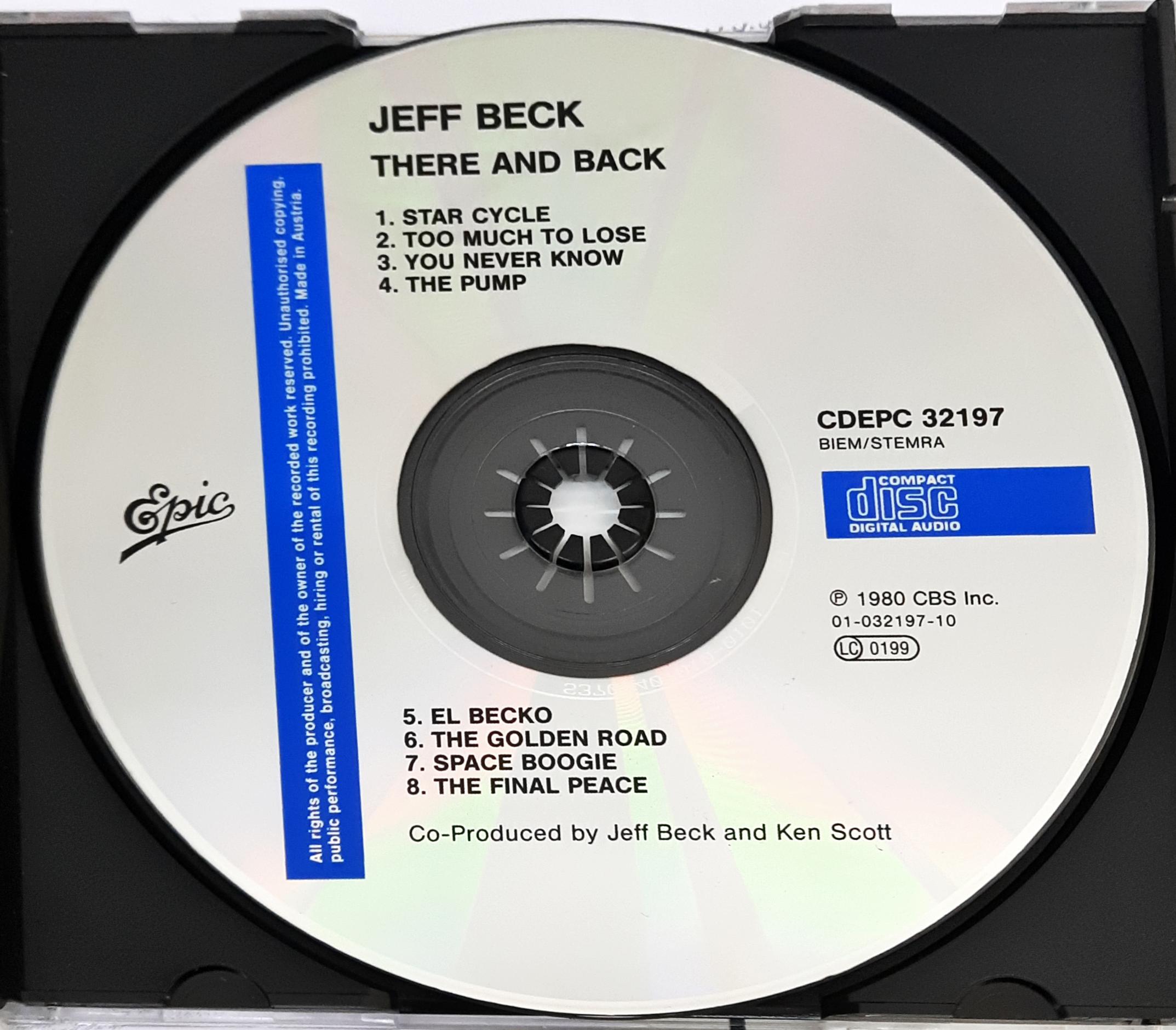 Jeff Beck - There And Back (CD)