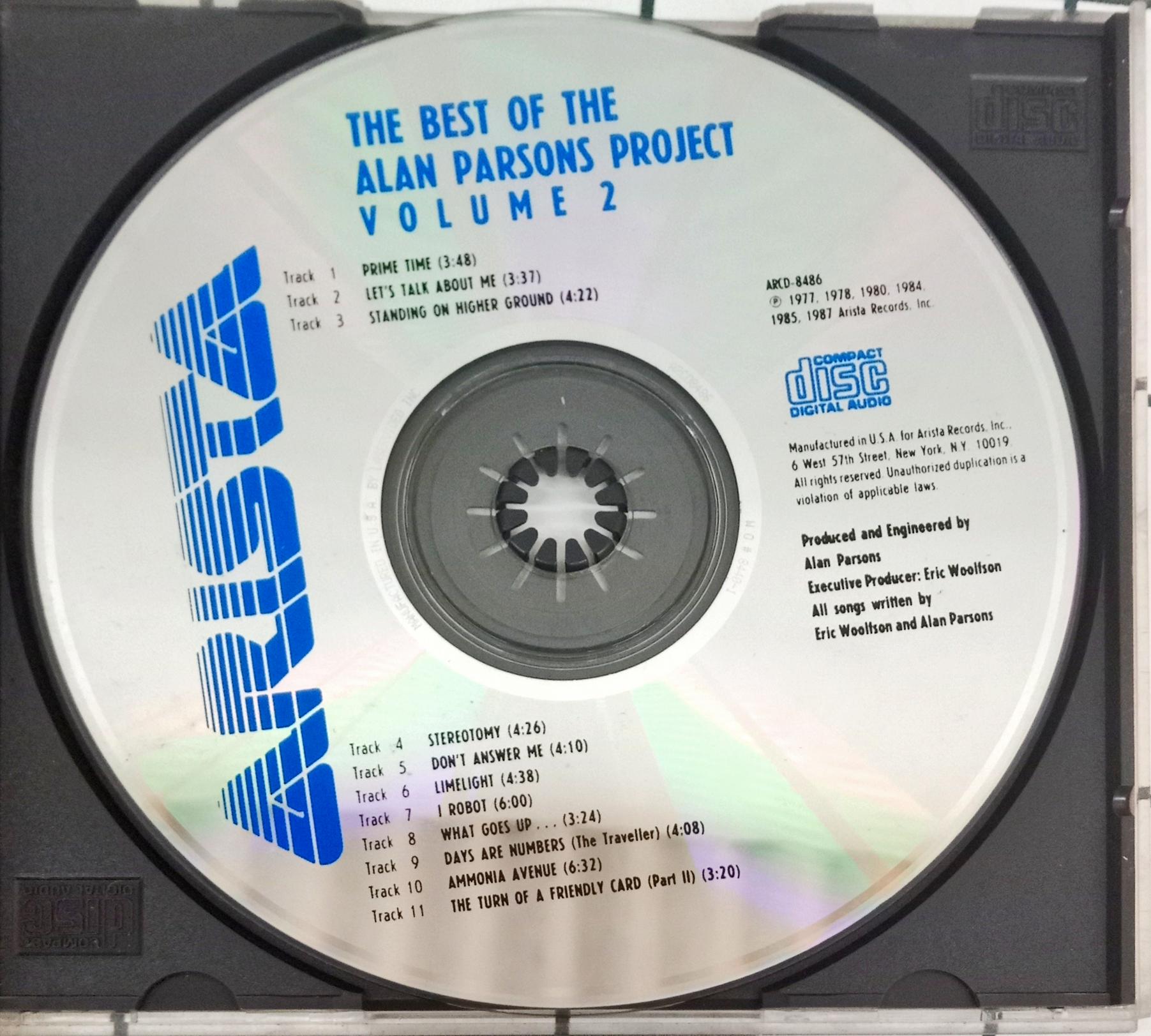 The Alan Parsons Project -  The Best Of The Alan Parsons Project - Volume 2 (CD)