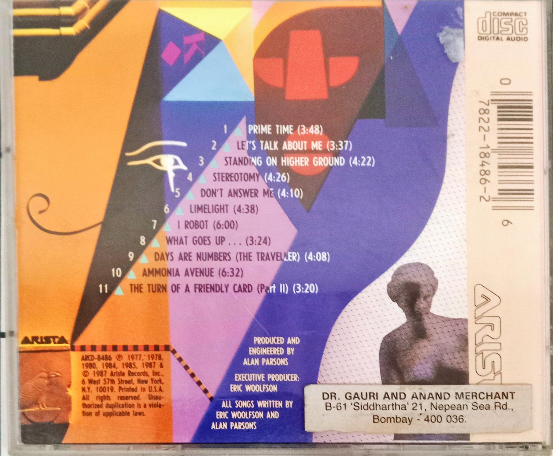The Alan Parsons Project -  The Best Of The Alan Parsons Project - Volume 2 (CD)