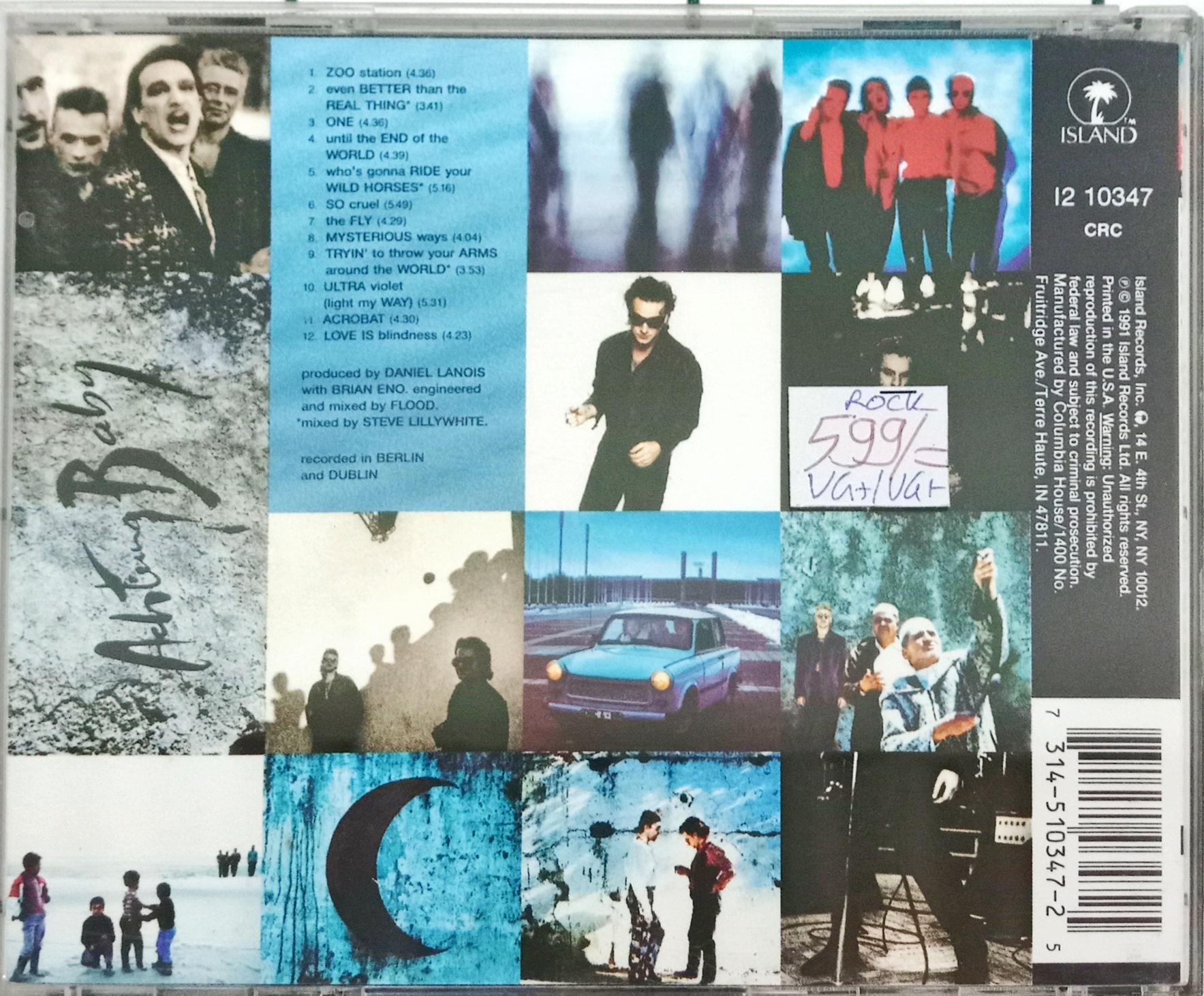 U2  - Achtung Baby (CD)