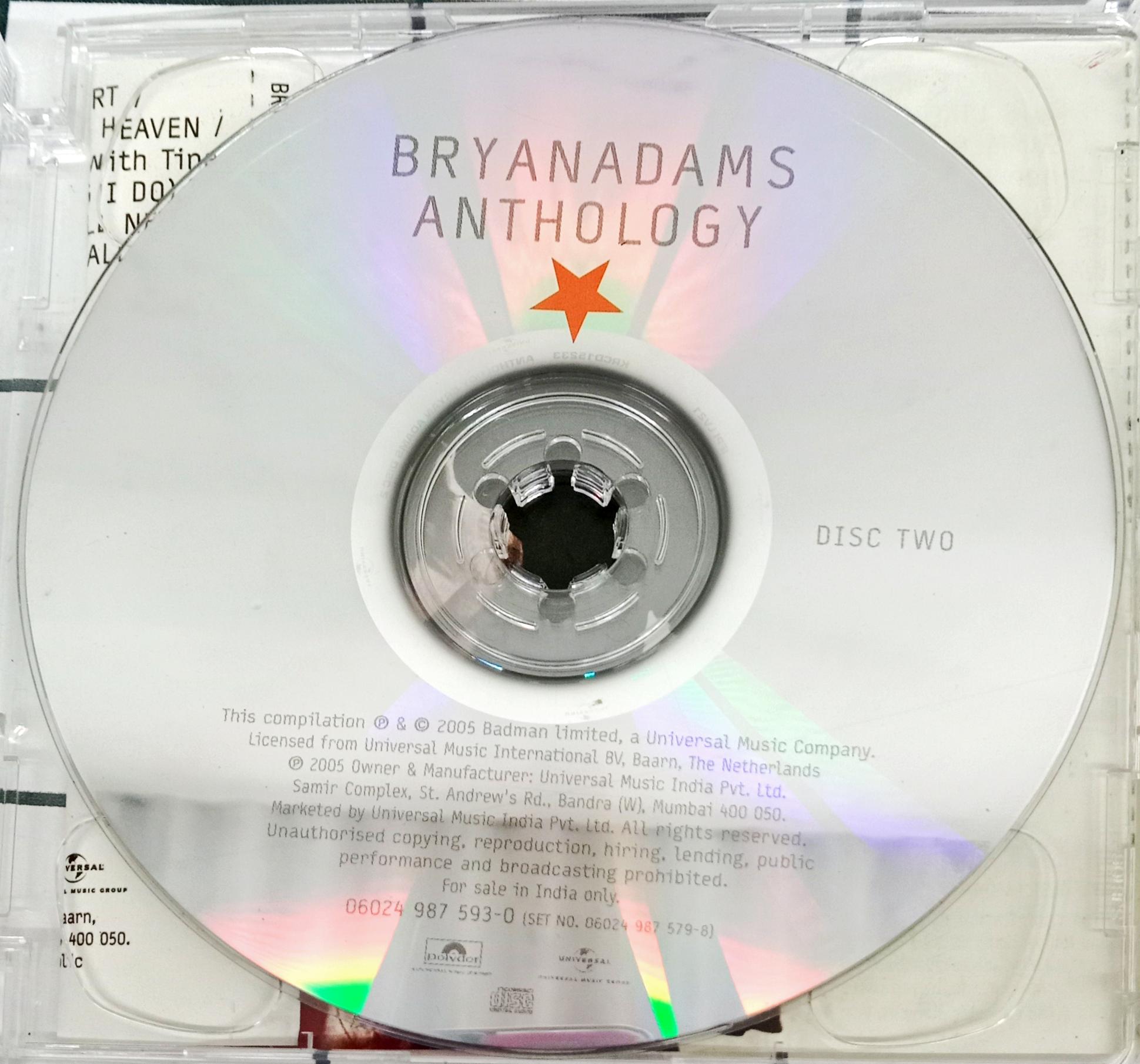 Bryan Adams  - Anthology (CD)