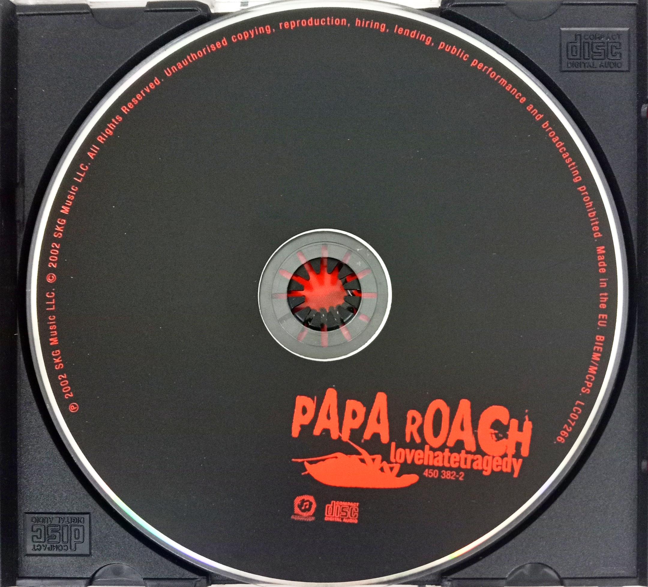 Papa Roach - Lovehatetragedy (CD)