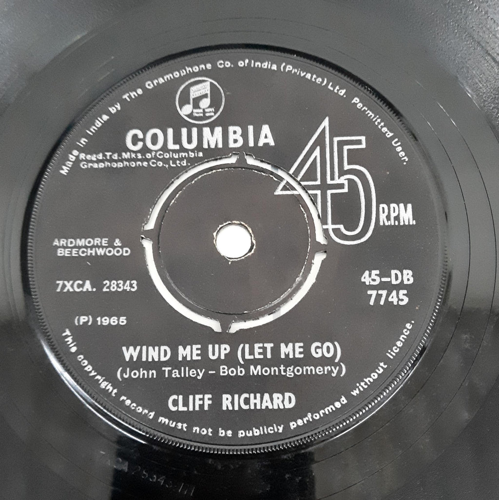 Cliff Richard - Wind Me Up  (45-RPM)