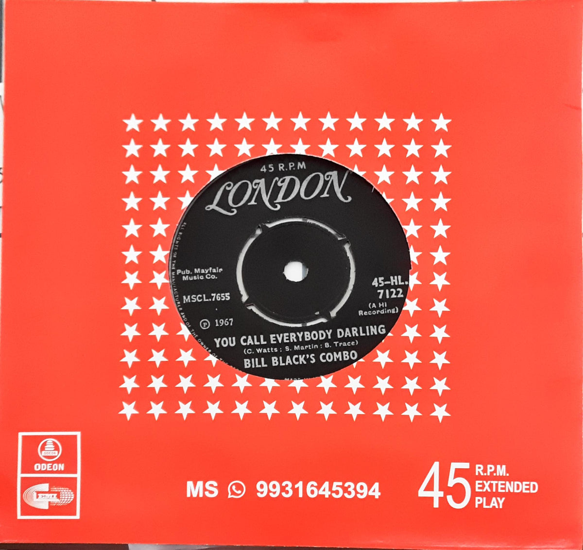 Bill Black's Combo -  Rambler (45-RPM)