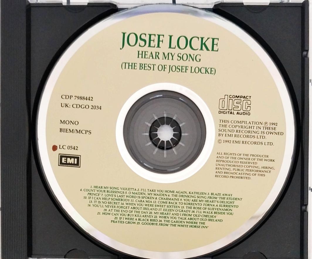 Josef Locke - Hear My Song (The Best Of Josef Locke) (CD)