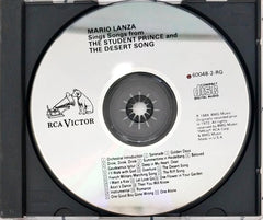 Mario Lanza - Sings Songs From The Student Prince & The Desert Song (CD)