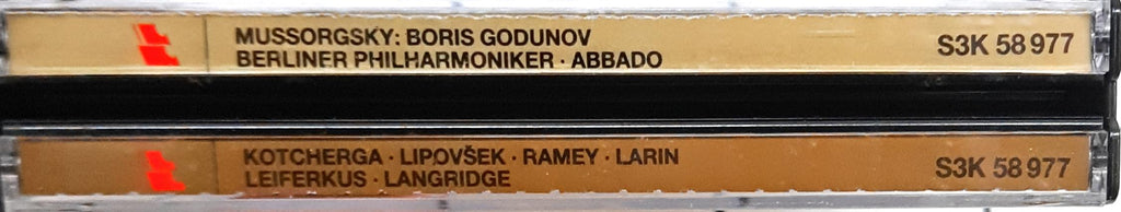 Mussorgsky* - Berliner Philharmoniker, Claudio Abbado, Anatoly Kotcherga*, Marjana Lipovšek, Samuel Ramey, Sergei Larin*, Sergei Leiferkus, Philip Langridge  - Boris Godunov (CD)