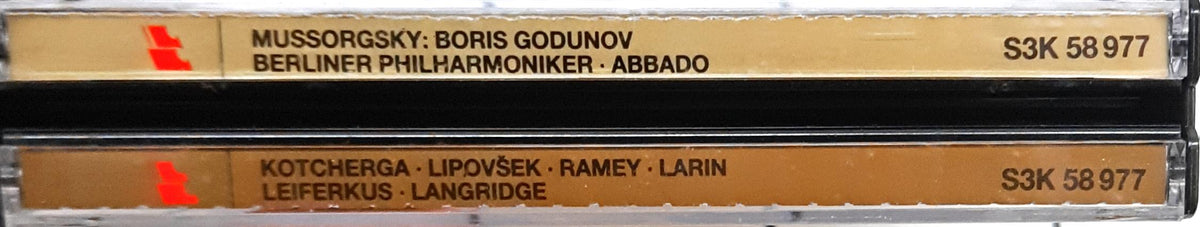 Mussorgsky* - Berliner Philharmoniker, Claudio Abbado, Anatoly Kotcherga*, Marjana Lipovšek, Samuel Ramey, Sergei Larin*, Sergei Leiferkus, Philip Langridge  - Boris Godunov (CD)