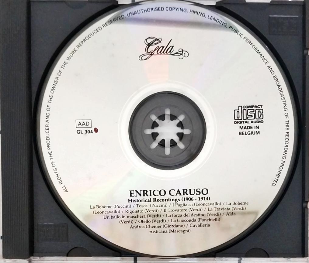 Enrico Caruso - Historical Recordings (1906-1914) (CD)