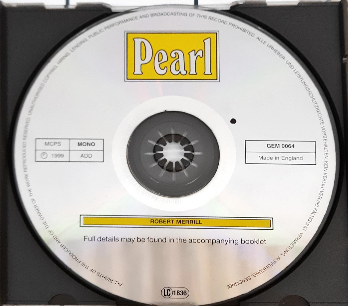 Robert Merrill - Arias (CD)