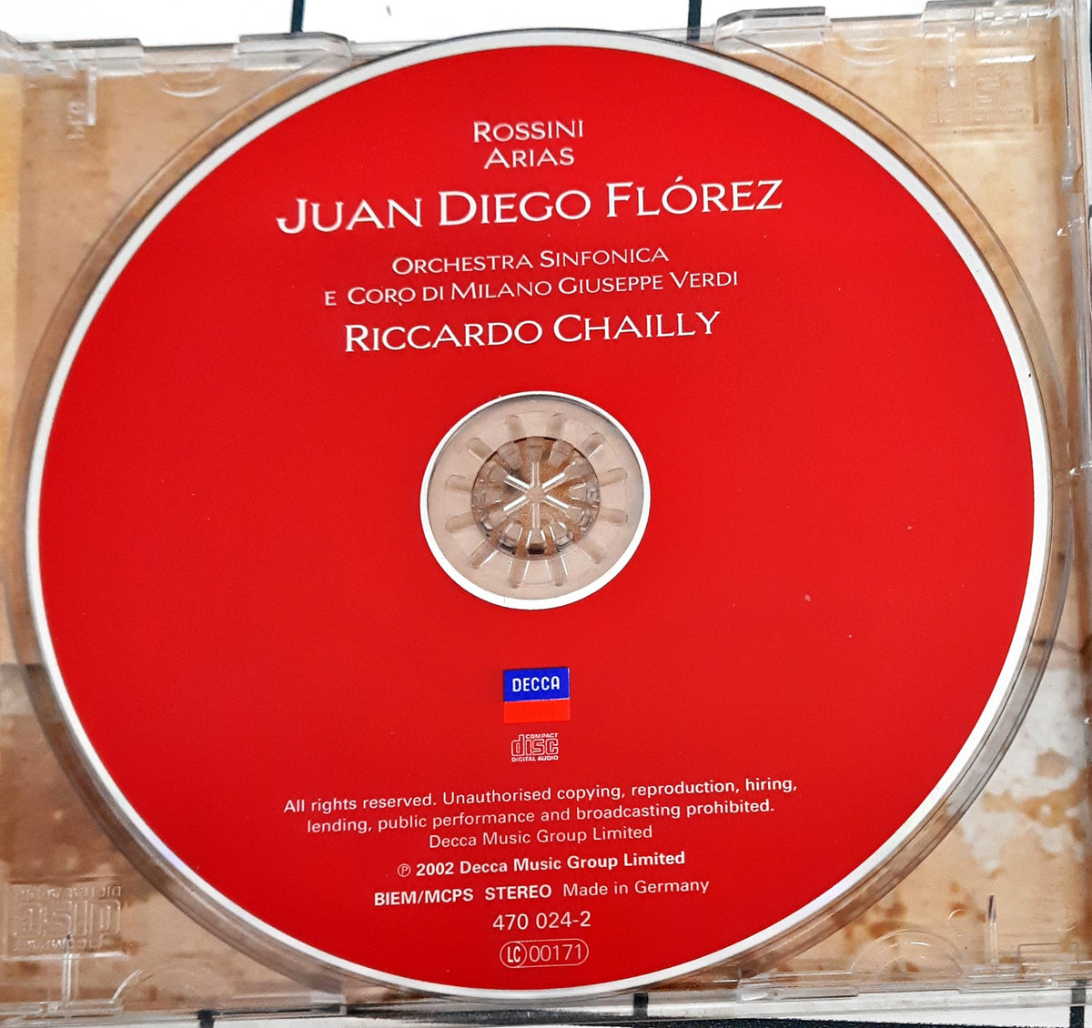 Juan Diego Flórez*, Riccardo Chailly, Orchestra Sinfonica* E Coro Sinfonico Di Milano Giuseppe Verdi - Rossini Arias (CD)