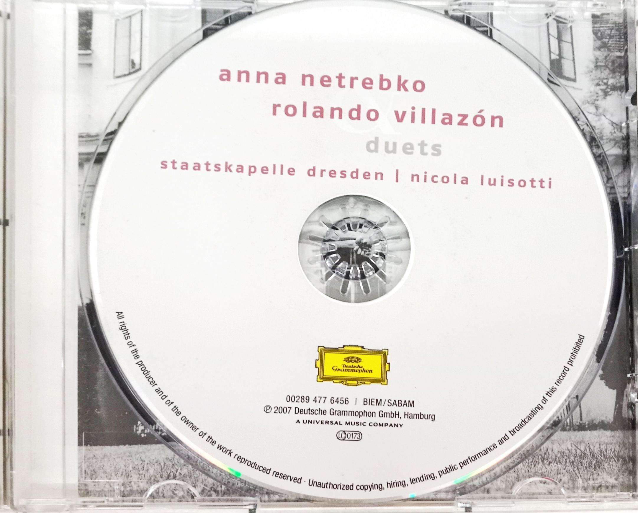 Anna Netrebko & Rolando Villazón, Staatskapelle Dresden, Nicola Luisotti - Duets (CD)