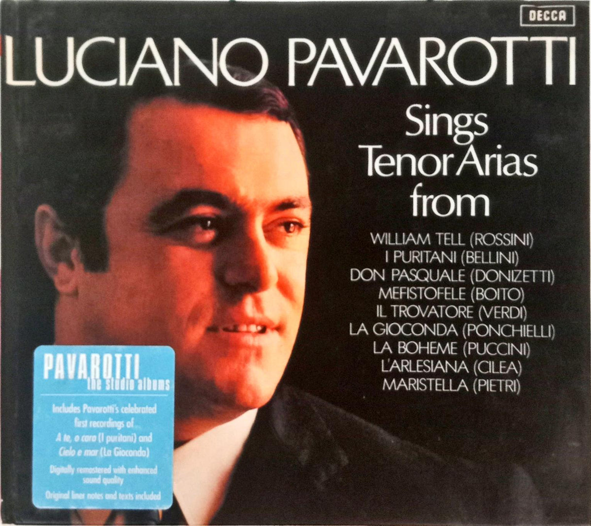 Luciano Pavarotti -  Sings Tenor Arias From Italian Opera (CD)