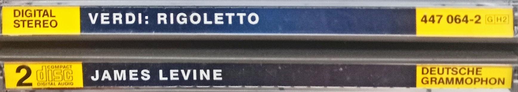 Verdi* - Vladimir Chernov, Cheryl Studer, Luciano Pavarotti, Roberto Scandiuzzi, The Metropolitan Opera Orchestra* & Chorus*, James Levine (2) -  Rigoletto (CD)