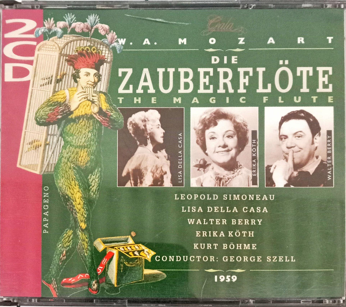 W. A. Mozart* - George Szell, Wiener Philharmoniker  - Die Zauberflöte = The Magic Flute (CD)