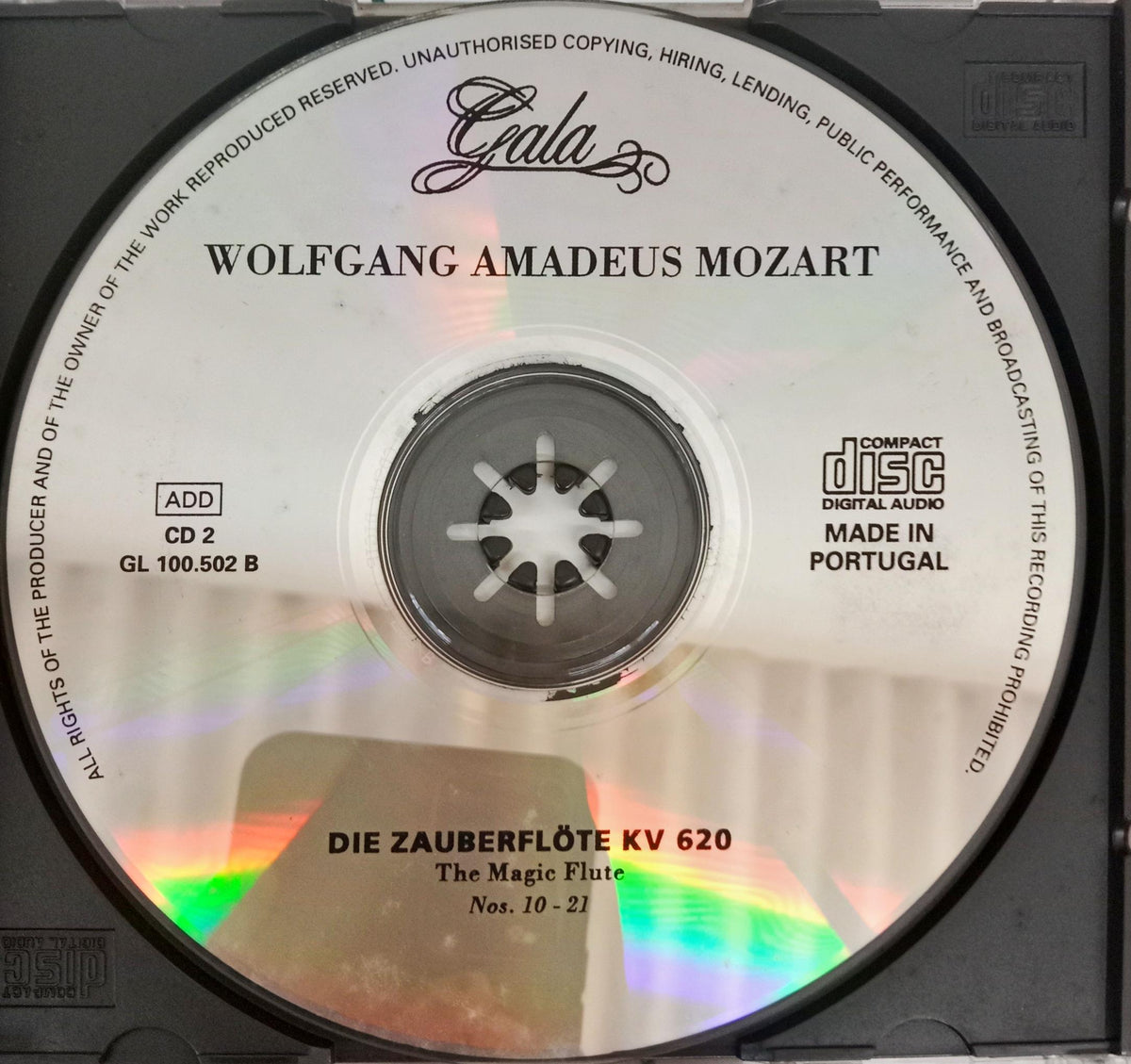 W. A. Mozart* - George Szell, Wiener Philharmoniker  - Die Zauberflöte = The Magic Flute (CD)