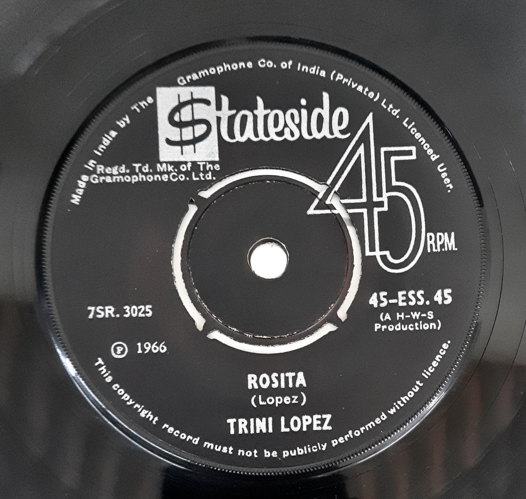 Trini Lopez  - Rosita / Only In My Dreams (45-RPM)